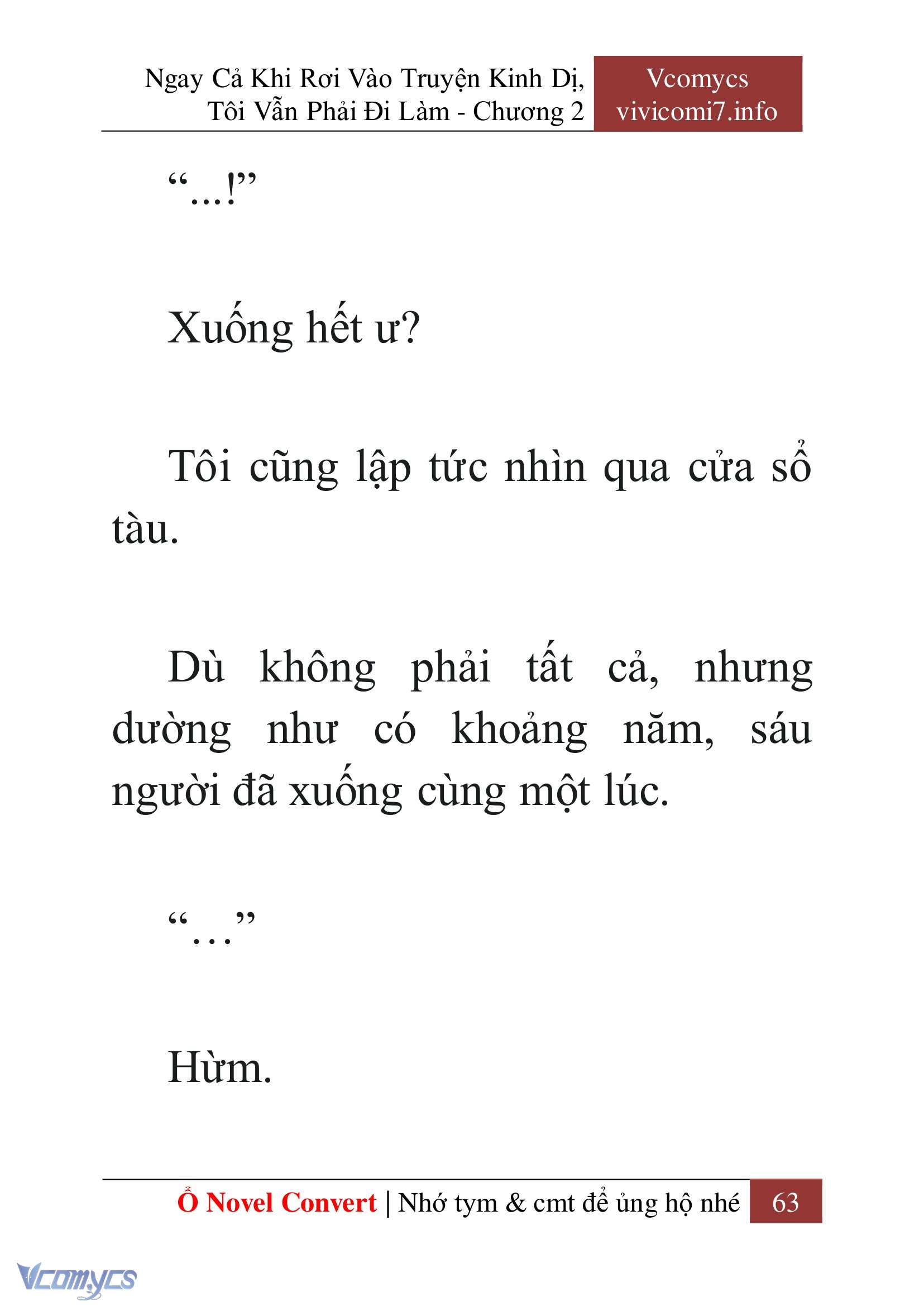[Novel] Ngay Cả Khi Rơi Vào Truyện Kinh Dị, Tôi Vẫn Phải Đi Làm Chap 2 - Next 
