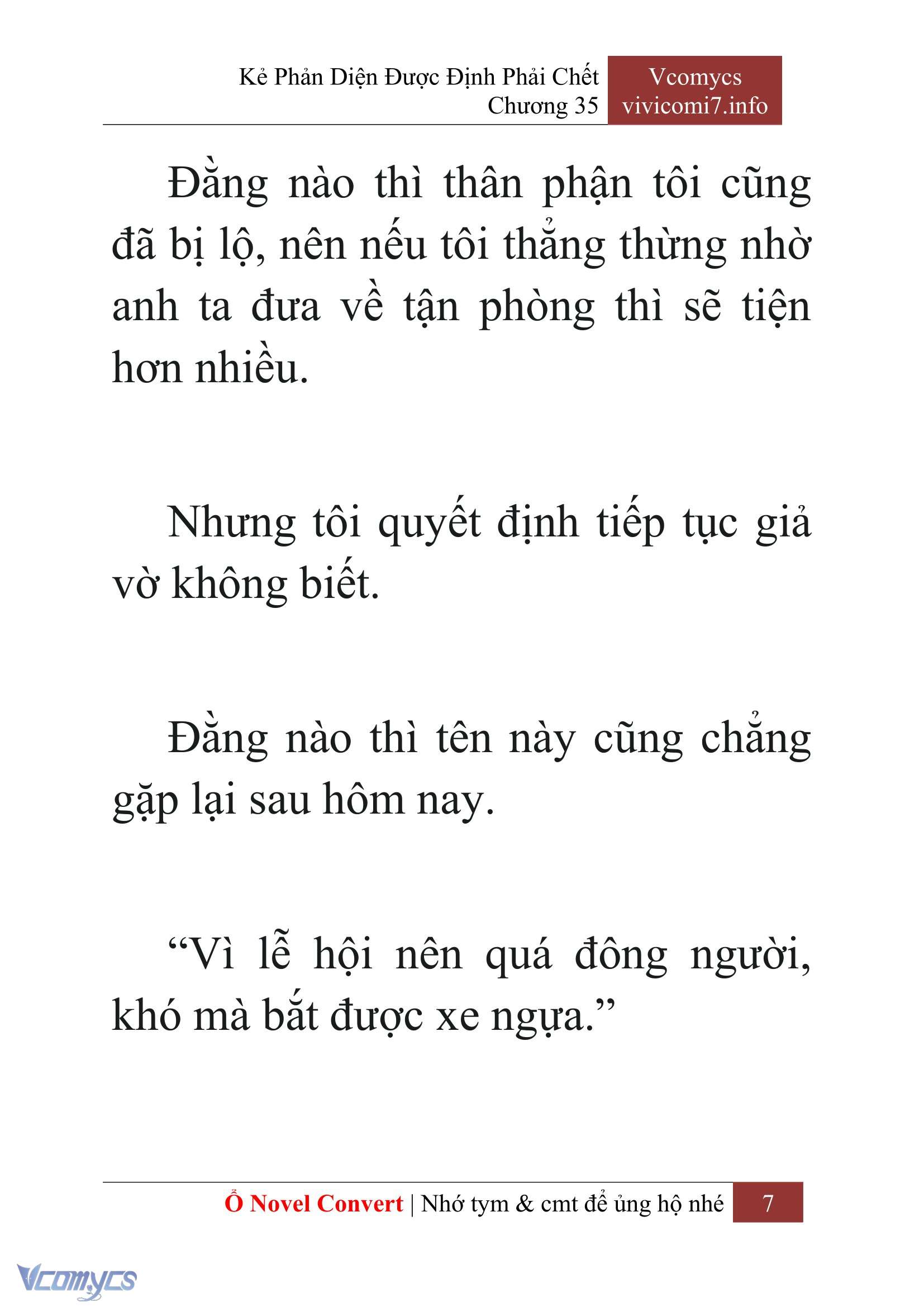 [Novel] Kẻ Phản Diện Được Định Phải Chết Chap 35 - Next 