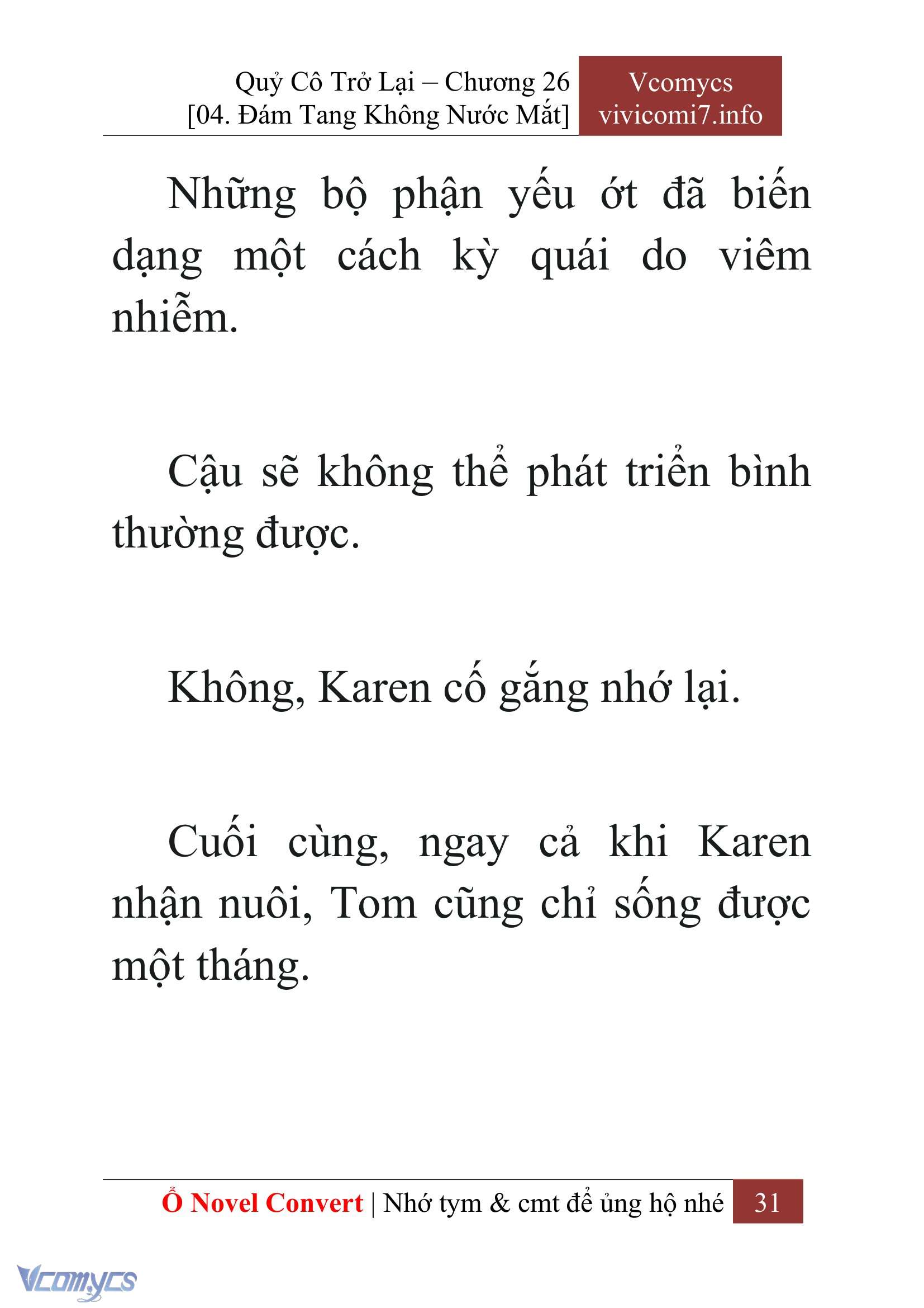 [Novel] Quý Cô Trở Lại Chap 26 - Trang 2