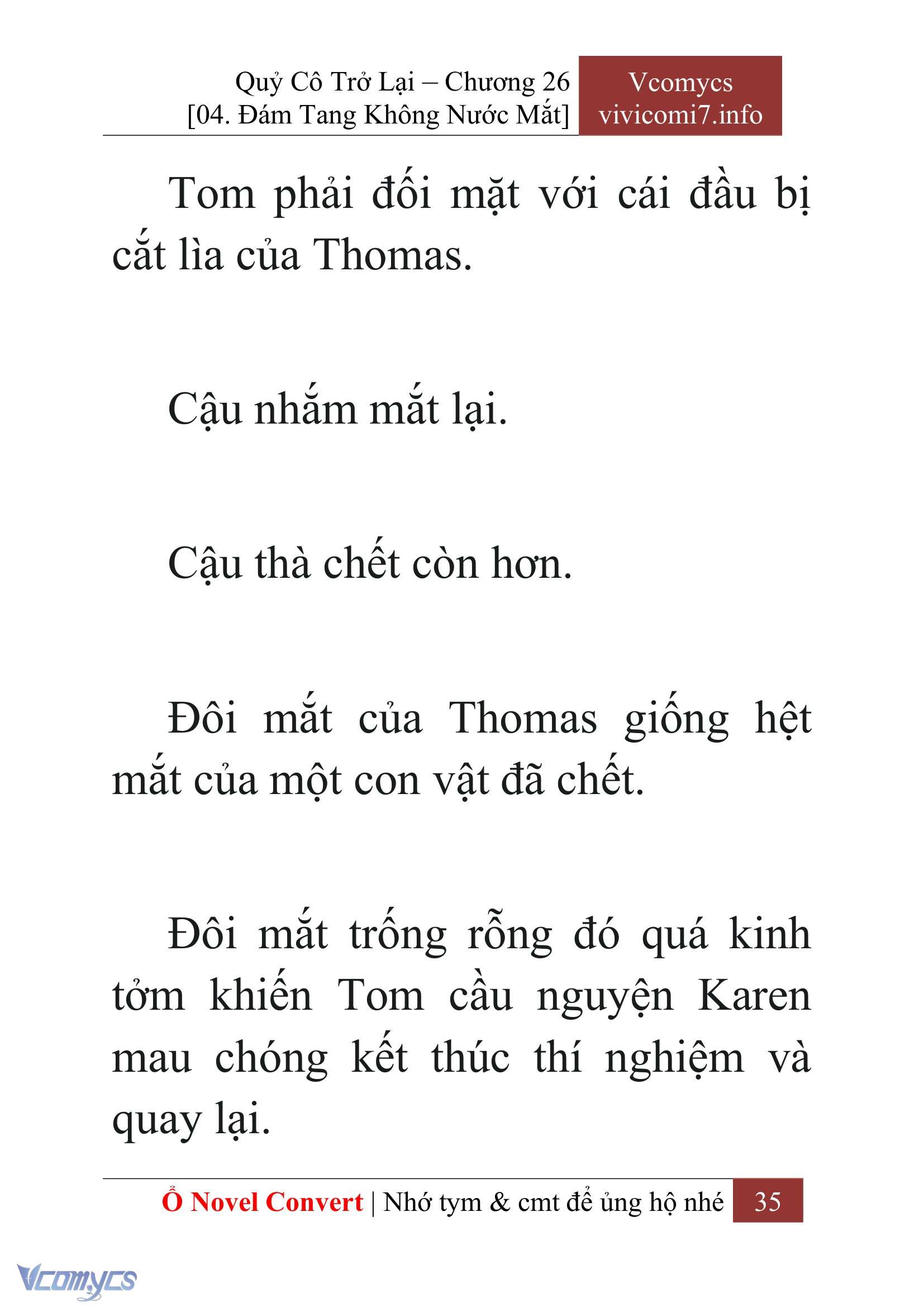 [Novel] Quý Cô Trở Lại Chap 26 - Trang 2
