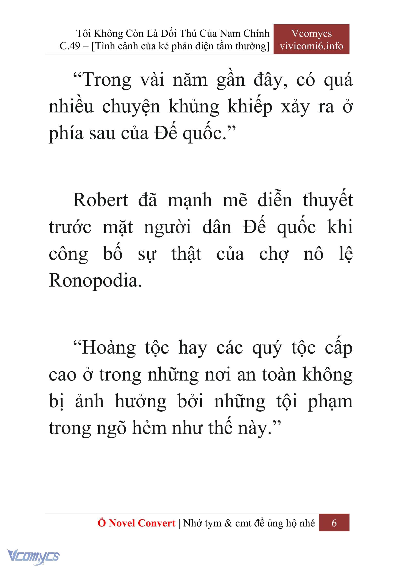 [Novel] Tôi Không Còn Là Đối Thủ Của Nam Chính Chap 49 - Trang 2