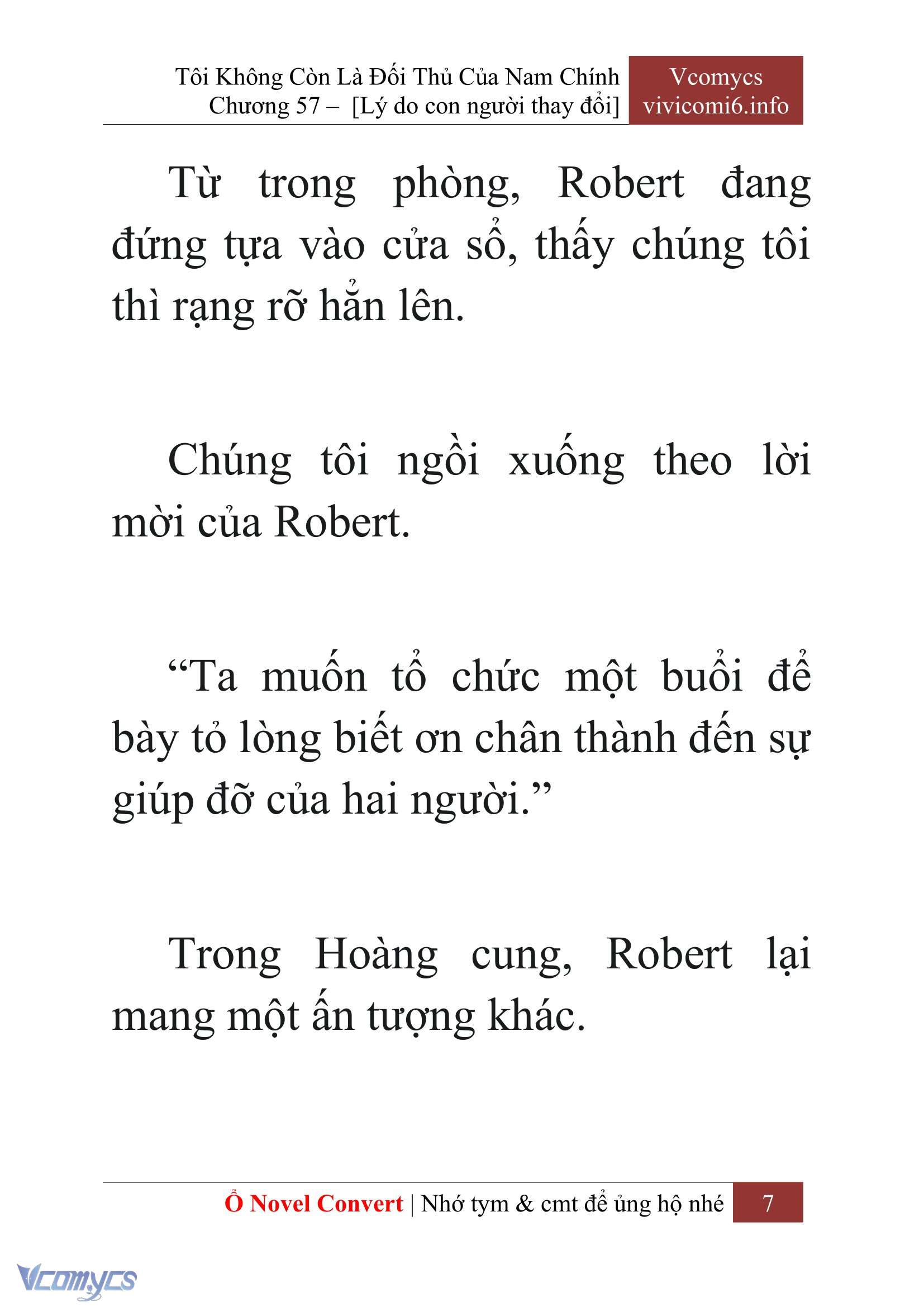 [Novel] Tôi Không Còn Là Đối Thủ Của Nam Chính Chap 57 - Next Chap 58