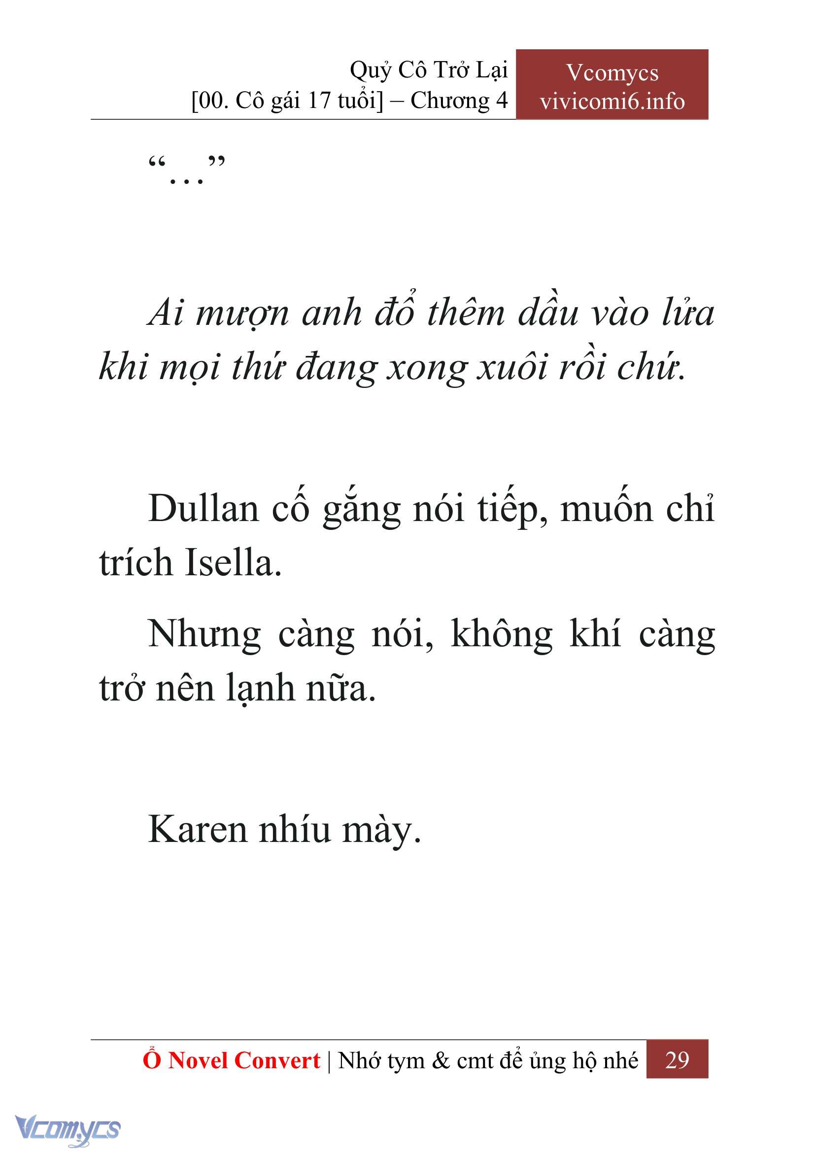 [Novel] Quý Cô Trở Lại Chap 4 - Trang 2