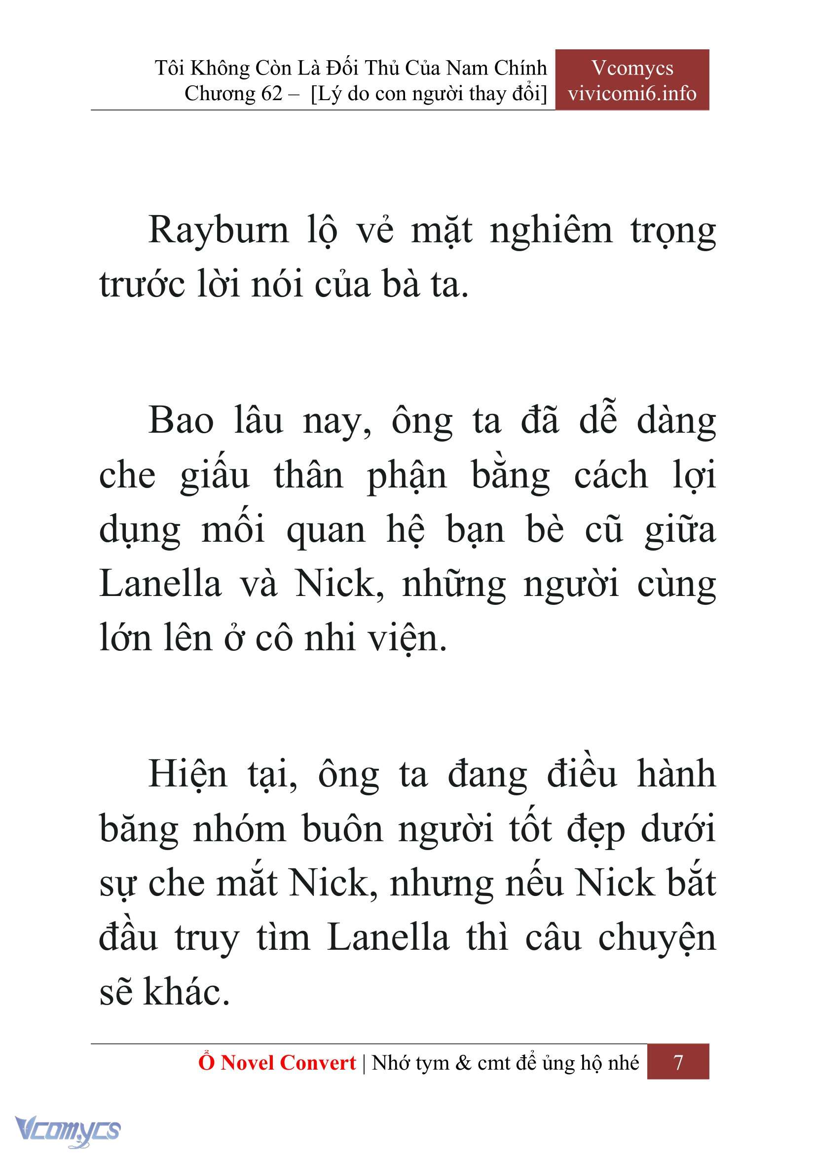 [Novel] Tôi Không Còn Là Đối Thủ Của Nam Chính Chap 62 - Next Chap 63