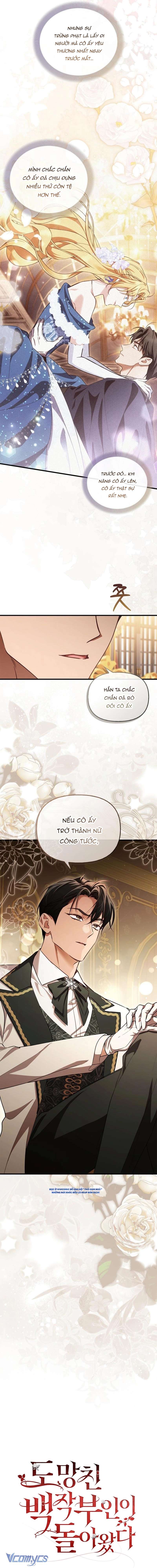 Nữ Bá Tước Bỏ Trốn Đã Quay Trở Lại Chap 11 - Next Chap 12
