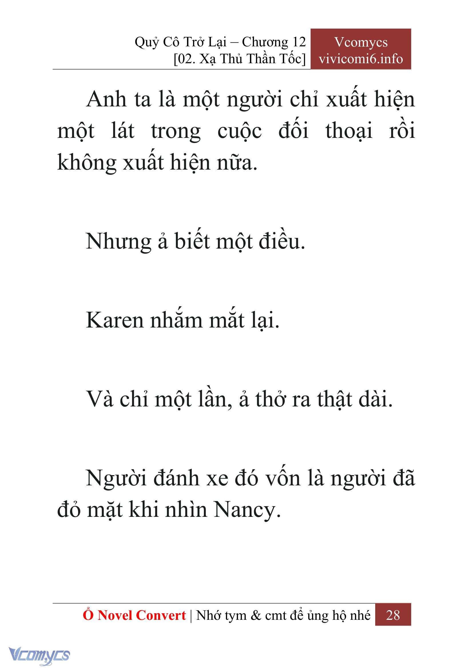 [Novel] Quý Cô Trở Lại Chap 12 - Trang 2