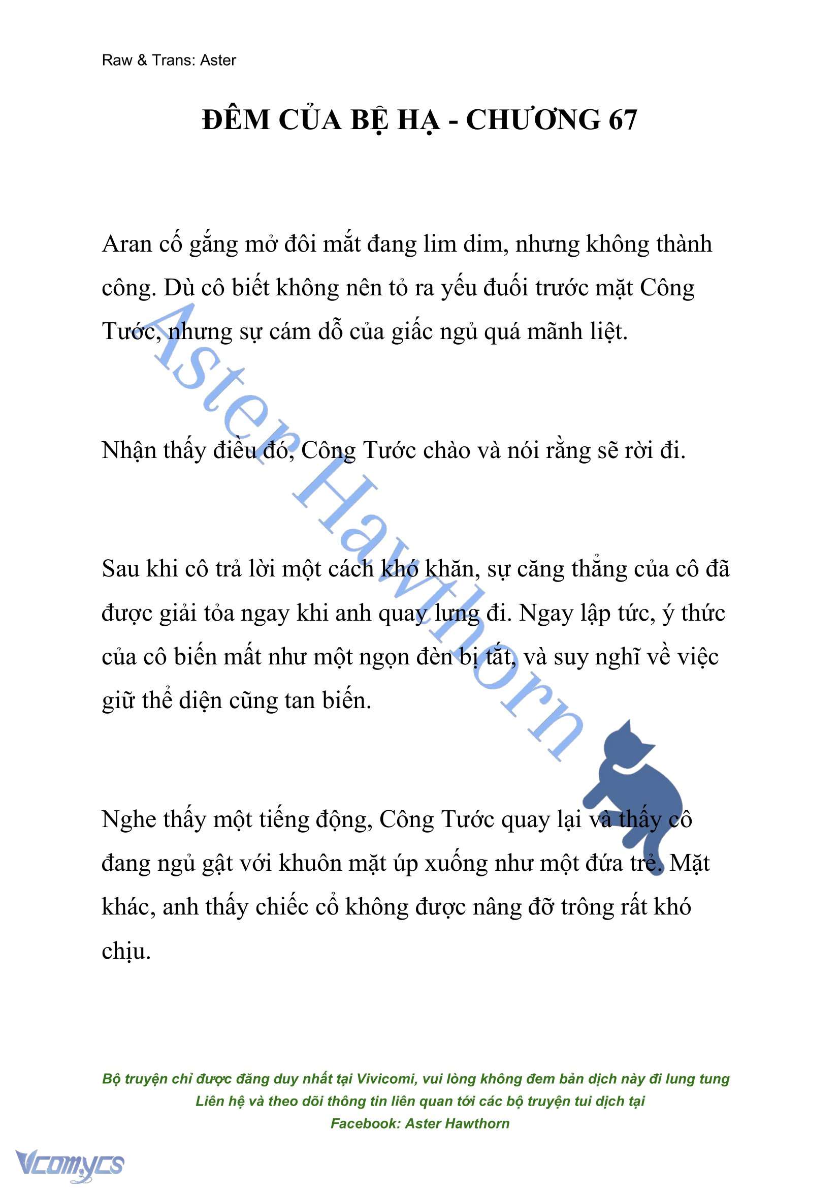 [NOVEL] Đêm Của Bệ Hạ Chap 67 - Next Chap 68