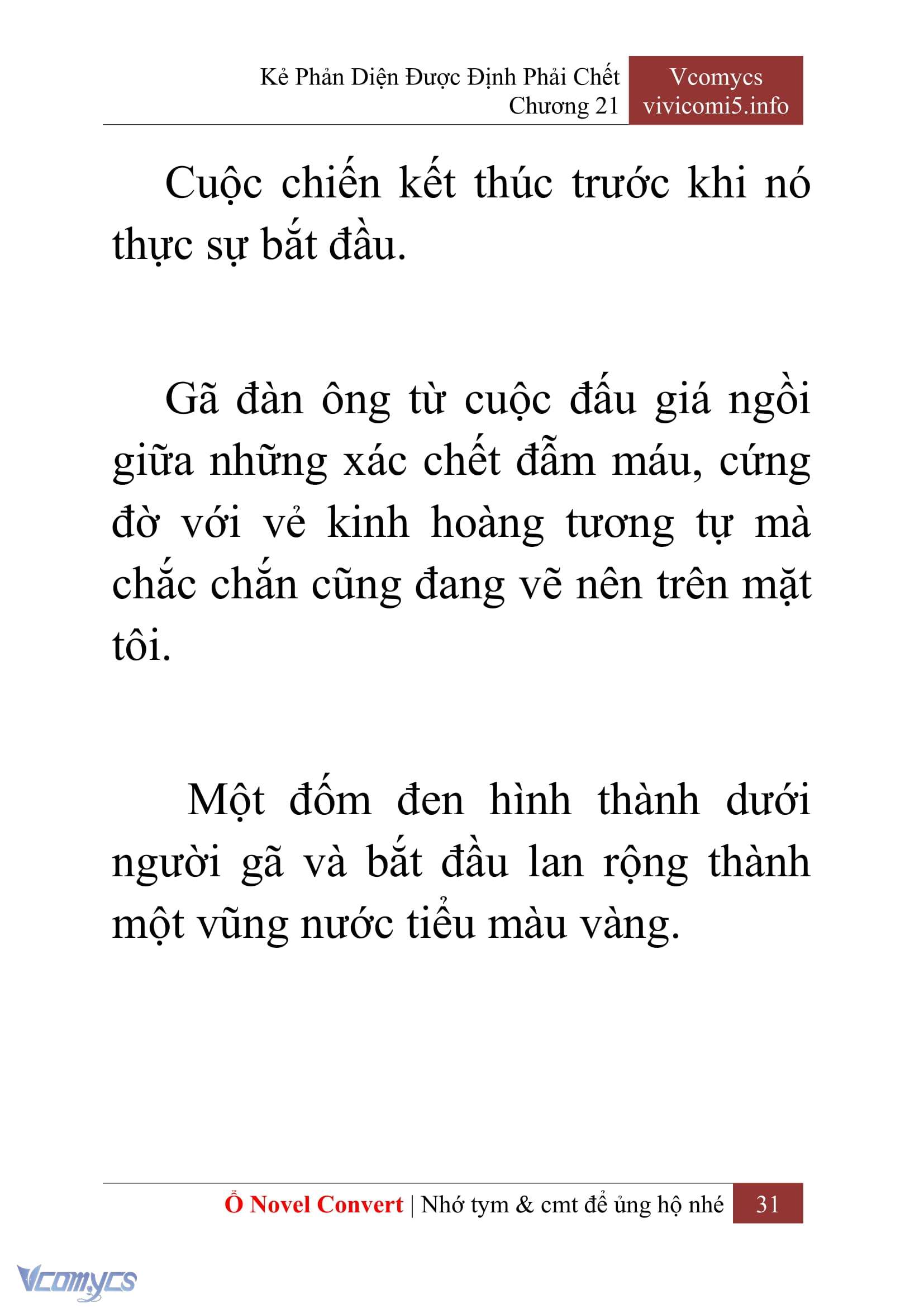 [Novel] Kẻ Phản Diện Được Định Phải Chết Chap 21 - Trang 2