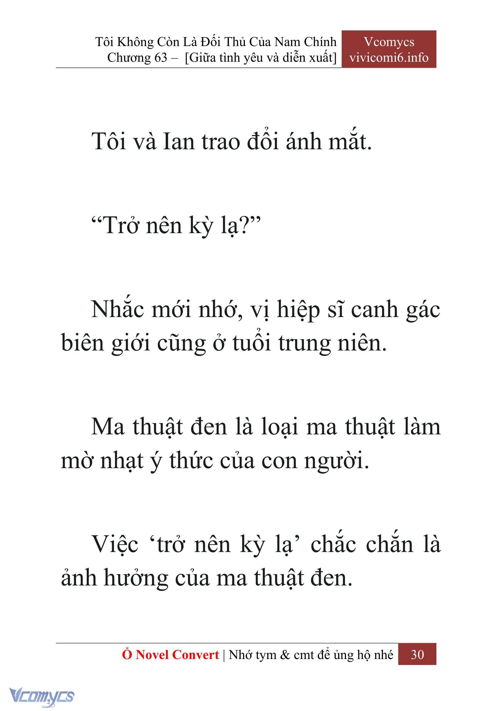 [Novel] Tôi Không Còn Là Đối Thủ Của Nam Chính Chap 63 - Next 