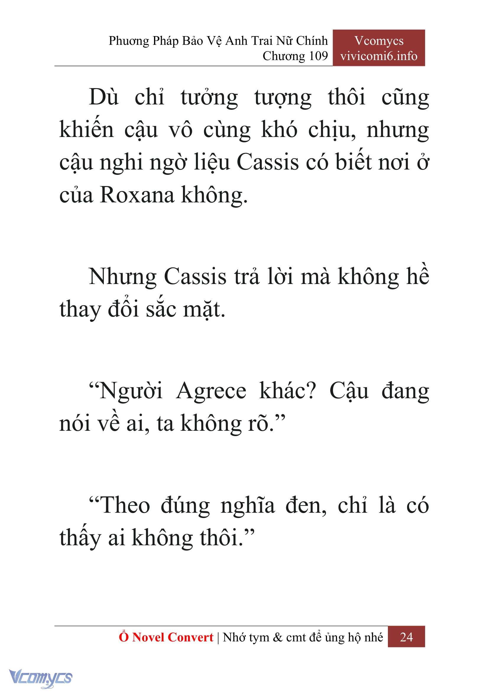 [Novel] Phương Pháp Bảo Vệ Anh Trai Nữ Chính Chap 109 - Trang 2