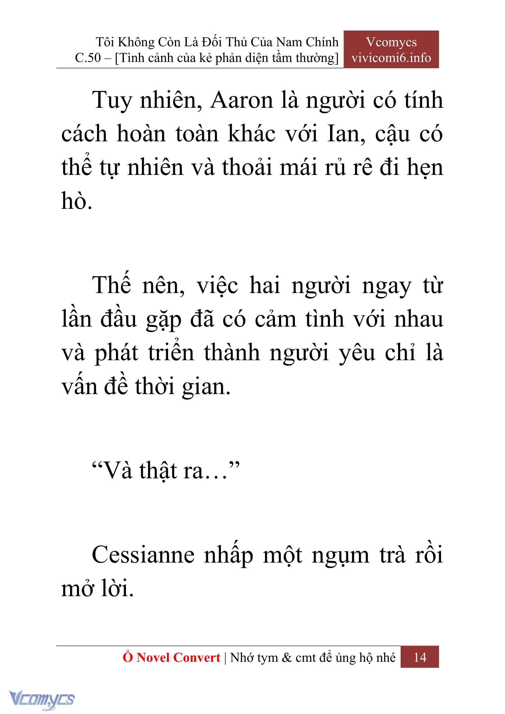 [Novel] Tôi Không Còn Là Đối Thủ Của Nam Chính Chap 50 - Trang 2