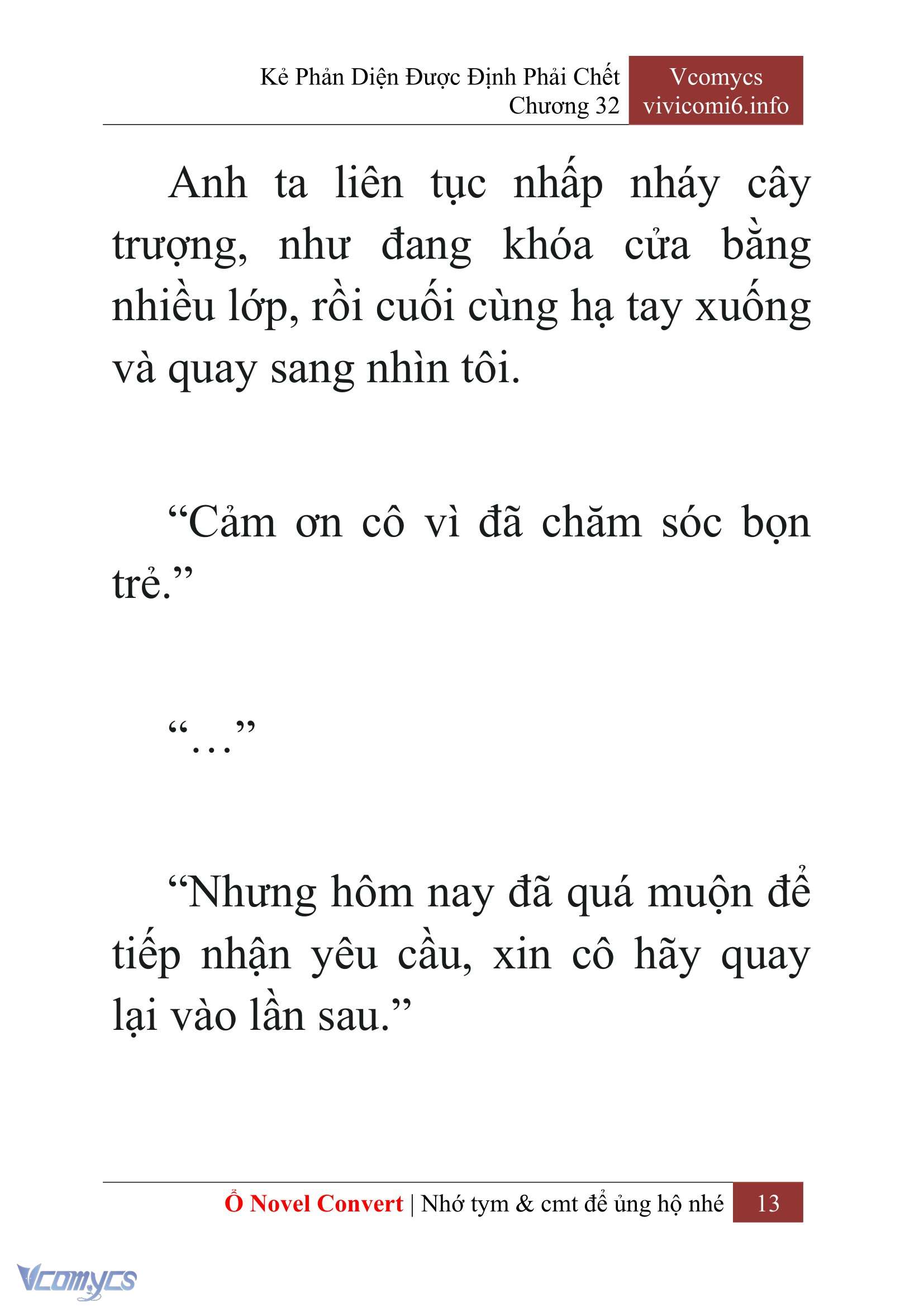 [Novel] Kẻ Phản Diện Được Định Phải Chết Chap 32 - Next Chap 33