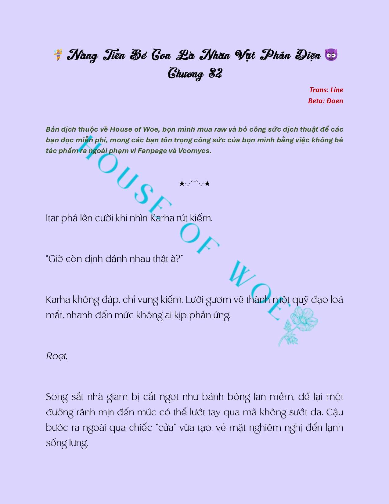 [NOVEL] NÀNG TIÊN BÉ CON LÀ NHÂN VẬT PHẢN DIỆN Chap 82 - Trang 2