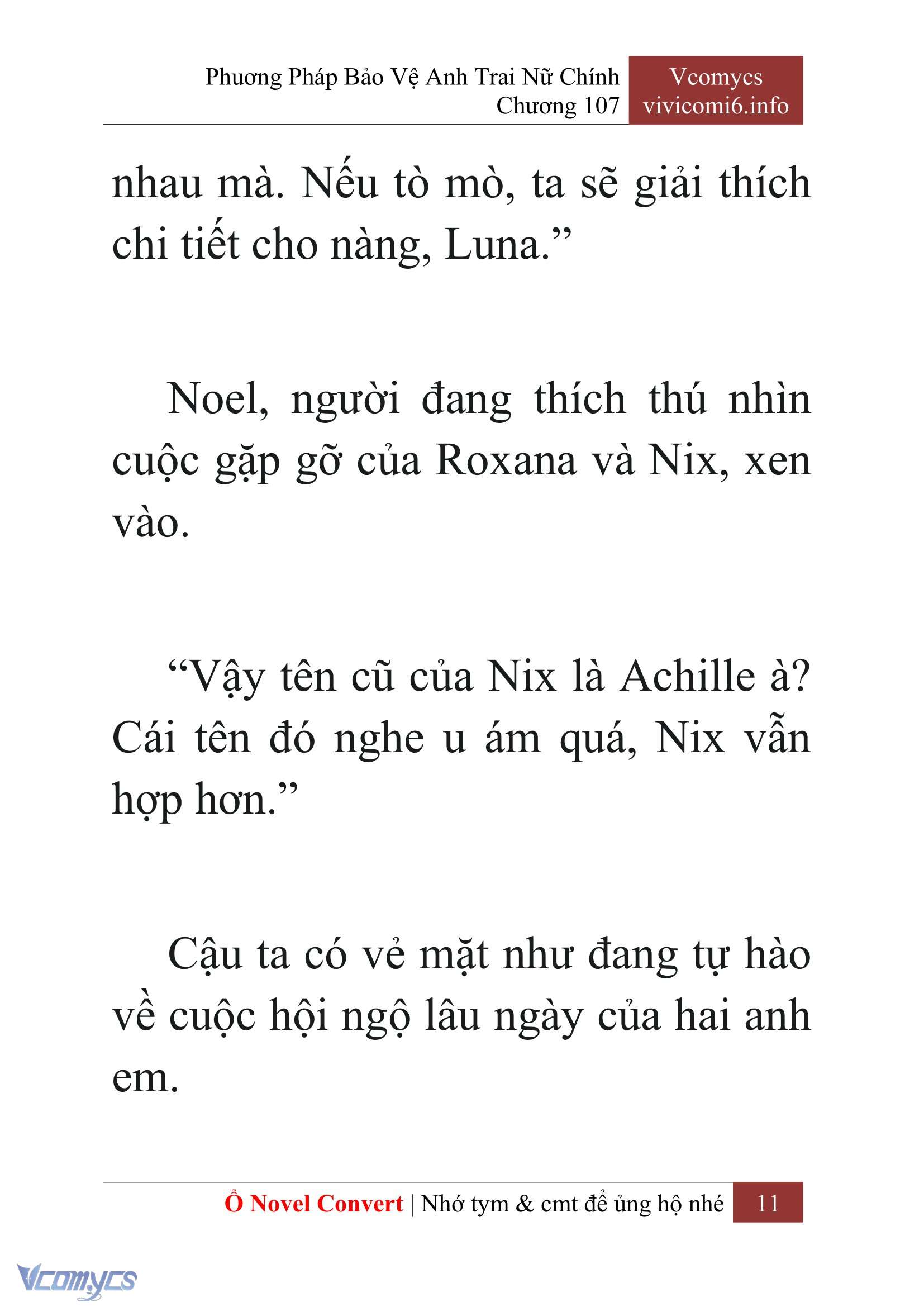 [Novel] Phương Pháp Bảo Vệ Anh Trai Nữ Chính Chap 107 - Trang 2