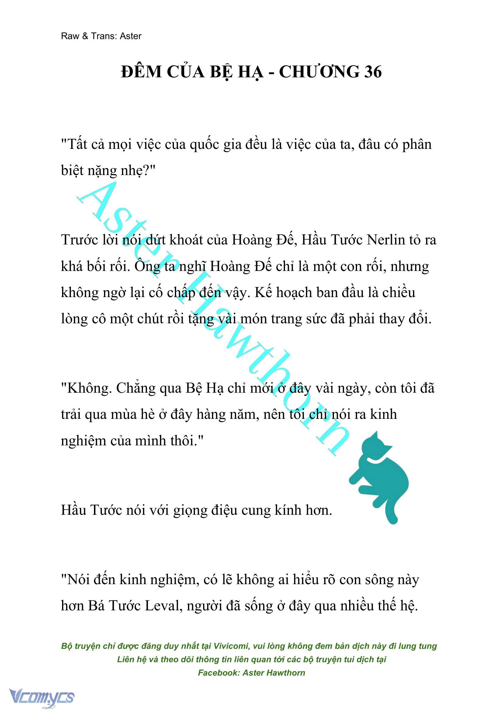 [NOVEL] Đêm Của Bệ Hạ Chap 36 - Trang 2