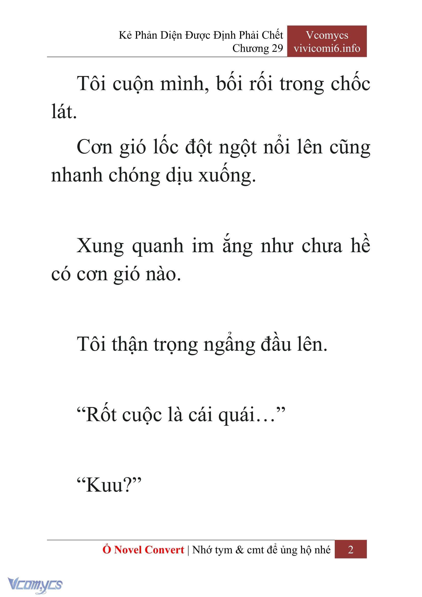 [Novel] Kẻ Phản Diện Được Định Phải Chết Chap 29 - Trang 2