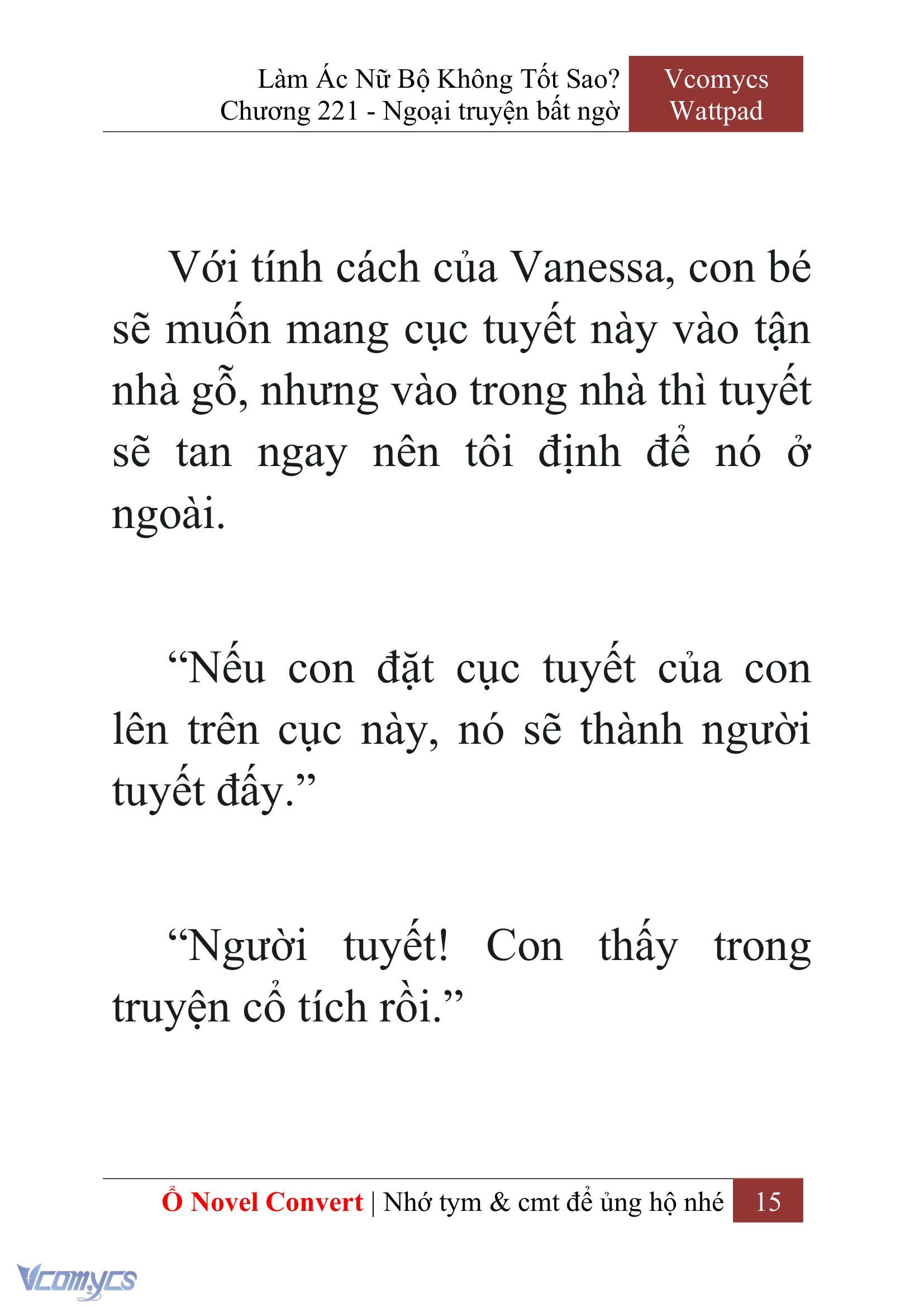 [Novel] Làm Ác Nữ Bộ Không Tốt Sao? Chap 221 - Trang 2
