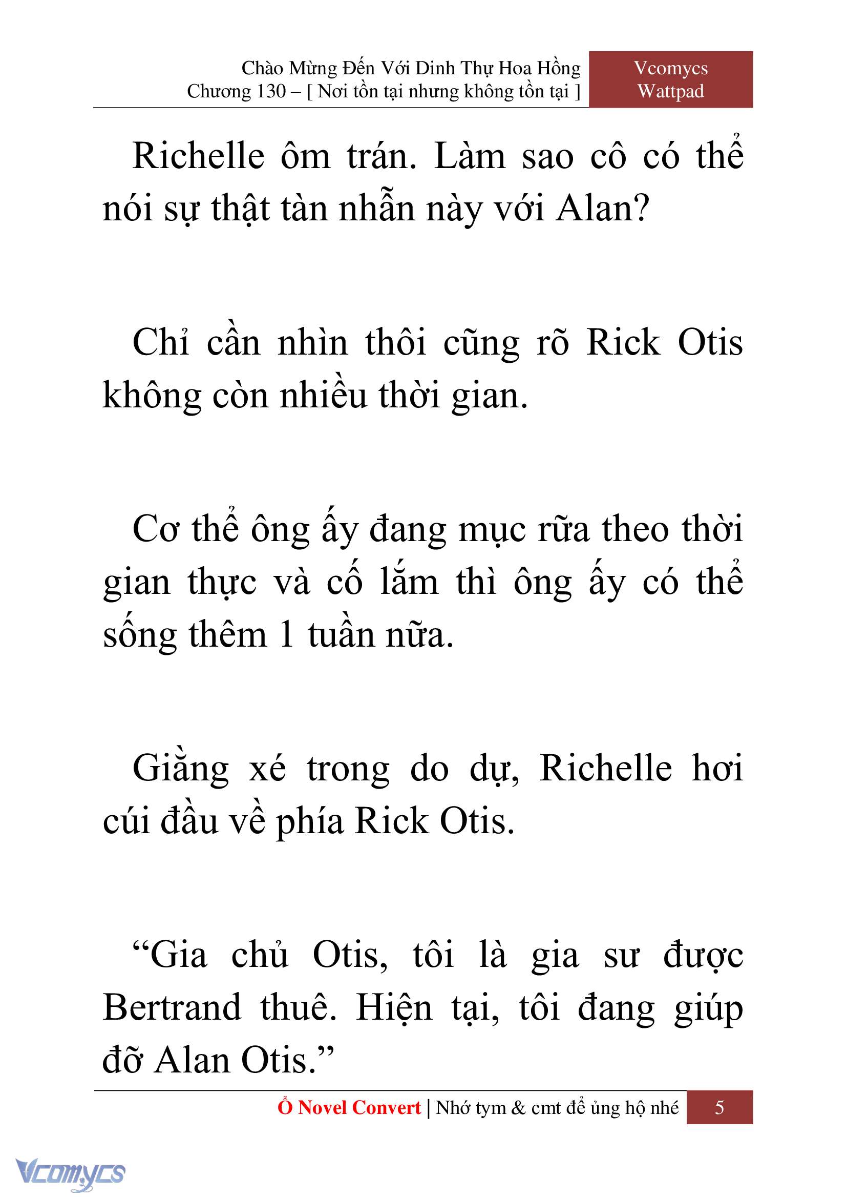 [Novel] Chào Mừng Đến Với Dinh Thự Hoa Hồng Chap 130 - Trang 2