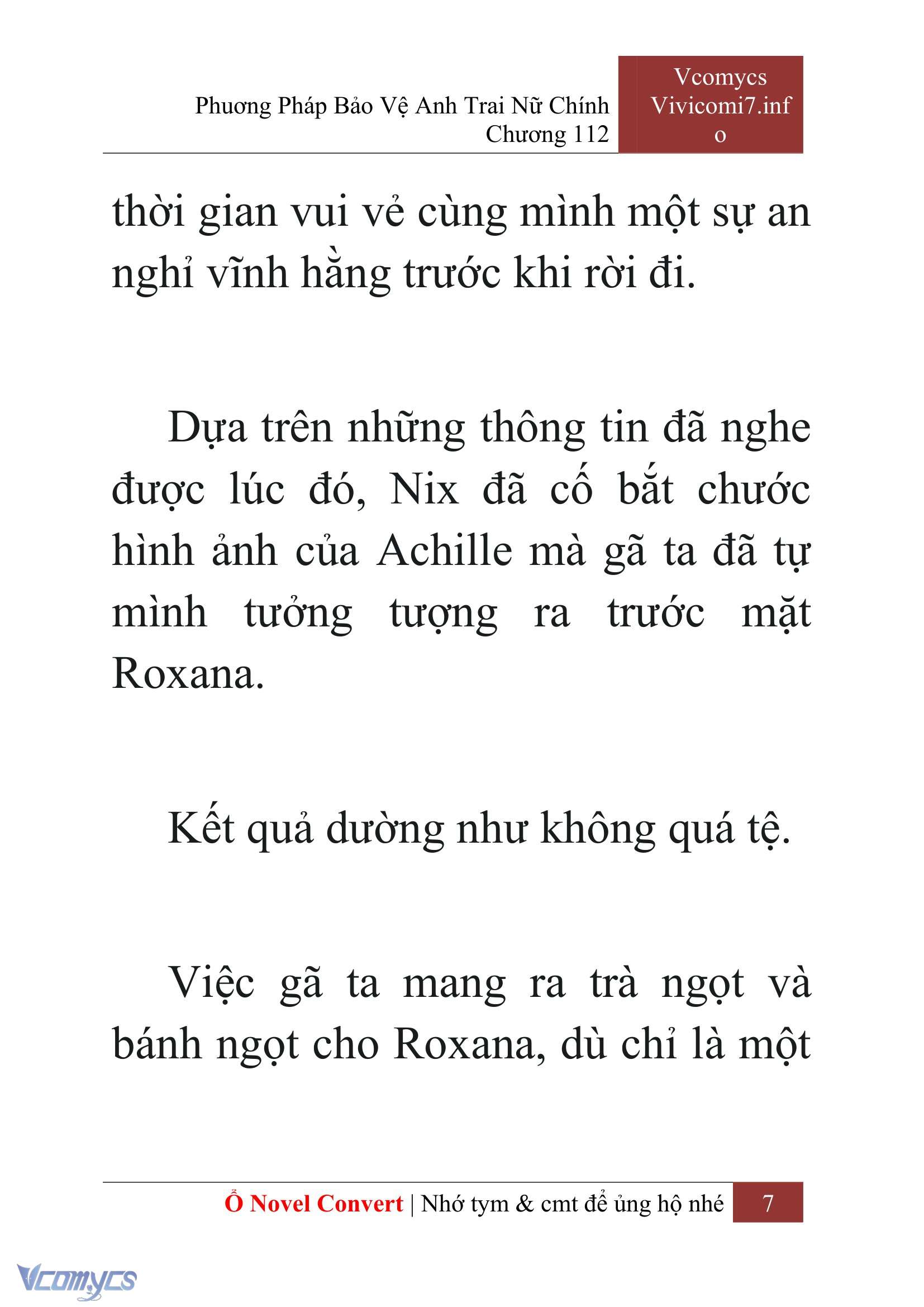 [Novel] Phương Pháp Bảo Vệ Anh Trai Nữ Chính Chap 112 - Trang 2