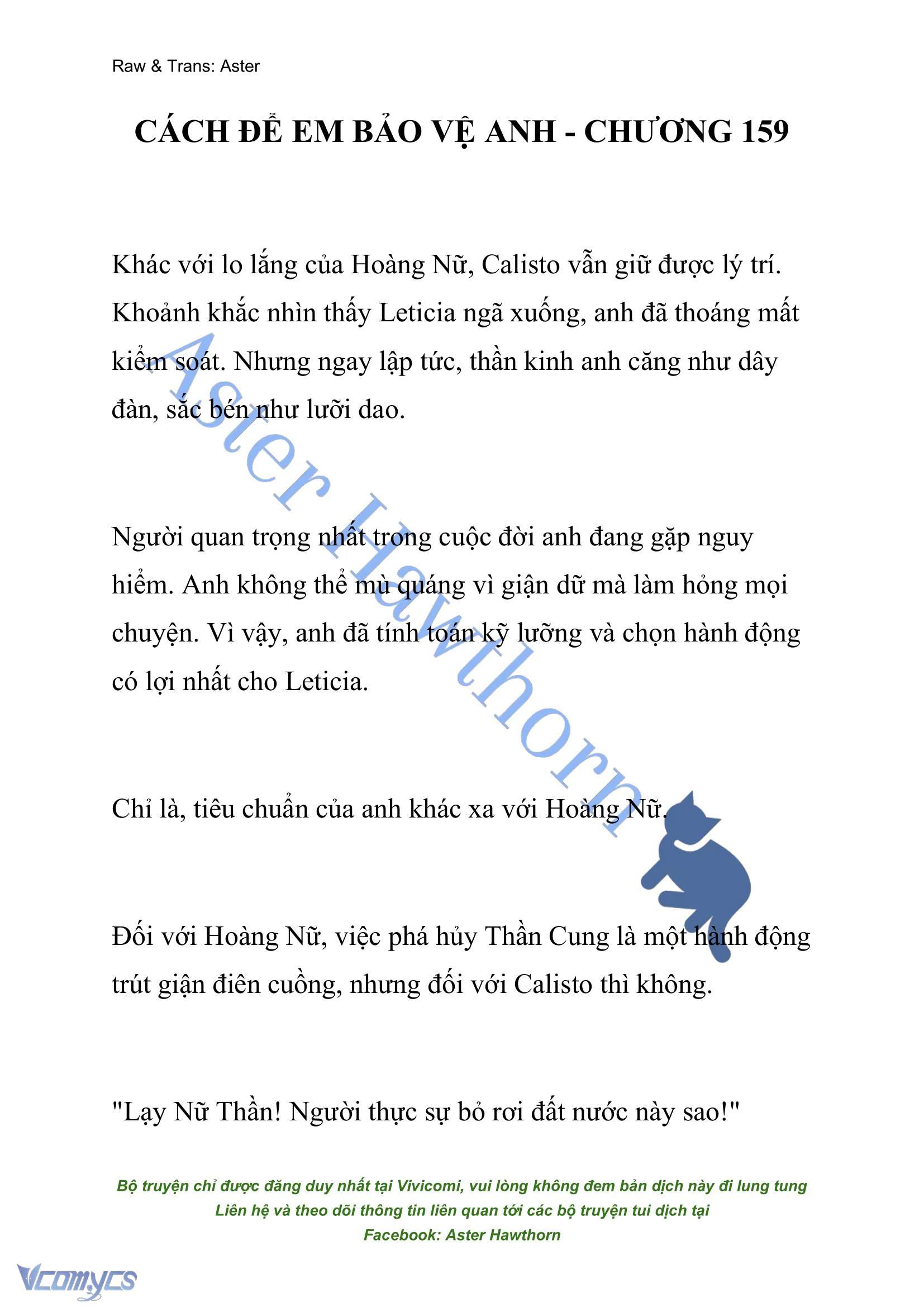 [NOVEL] Cách Để Em Bảo Vệ Anh Chap 159 - Next Chap 160