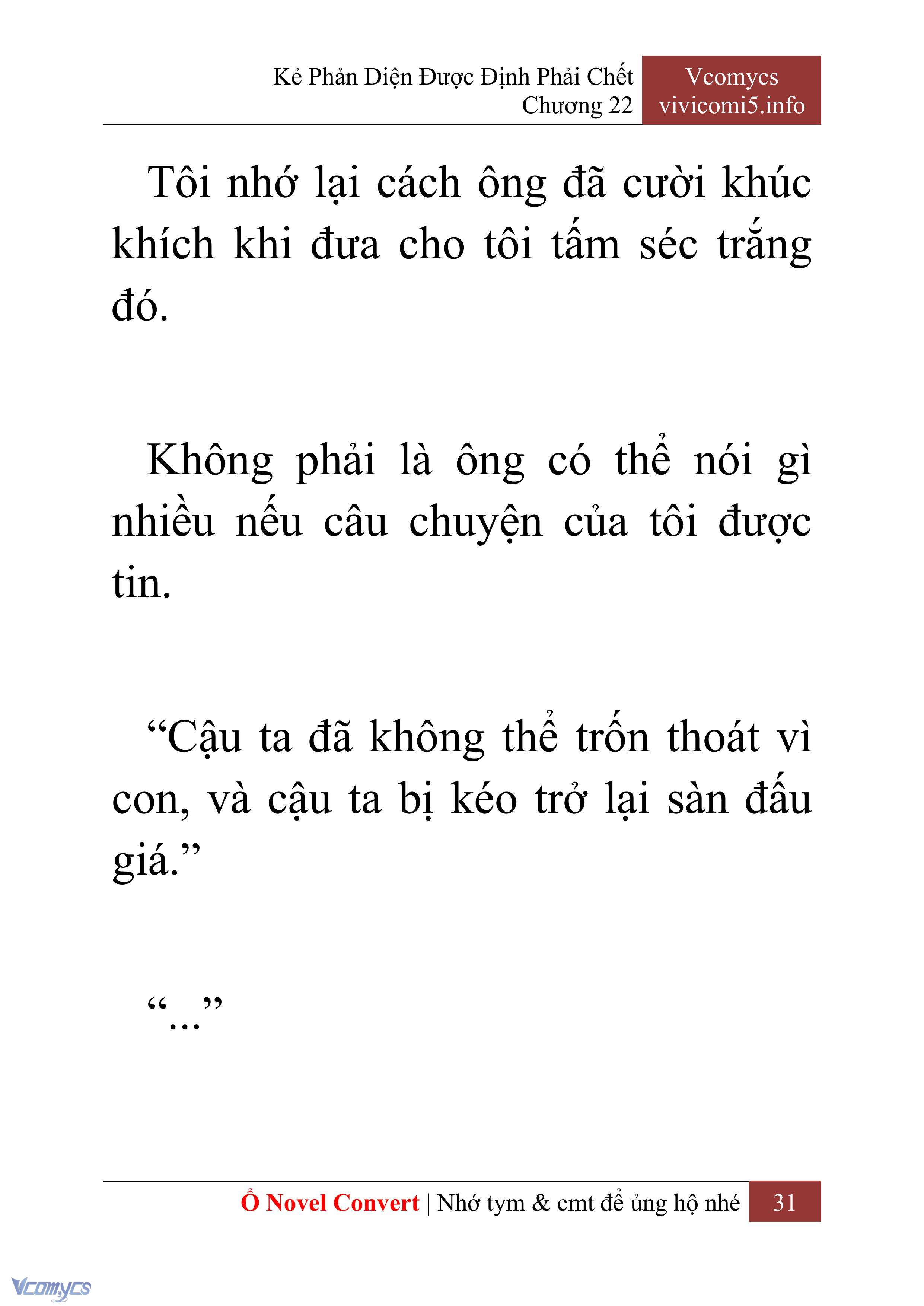 [Novel] Kẻ Phản Diện Được Định Phải Chết Chap 22 - Trang 2