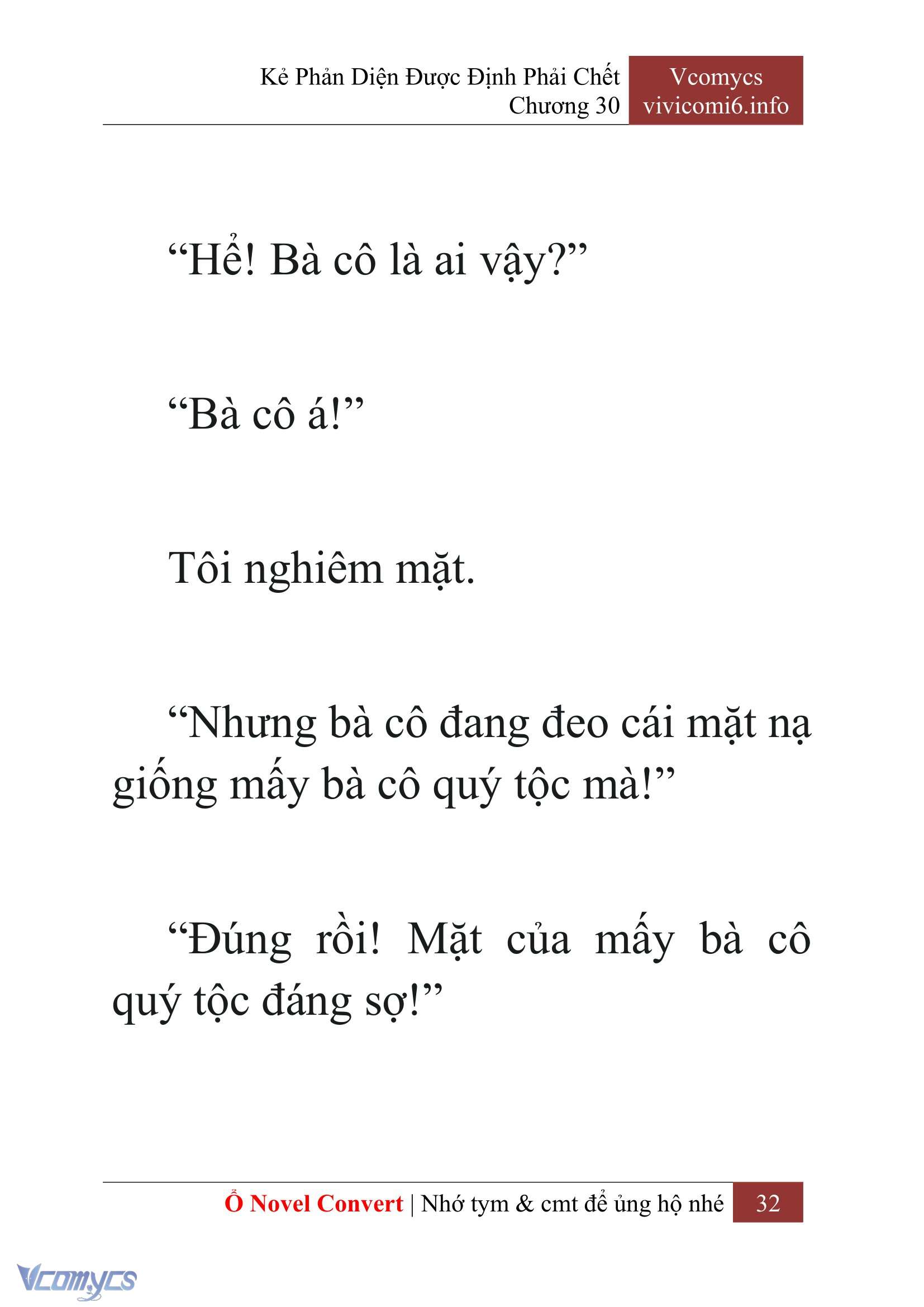 [Novel] Kẻ Phản Diện Được Định Phải Chết Chap 30 - Trang 2