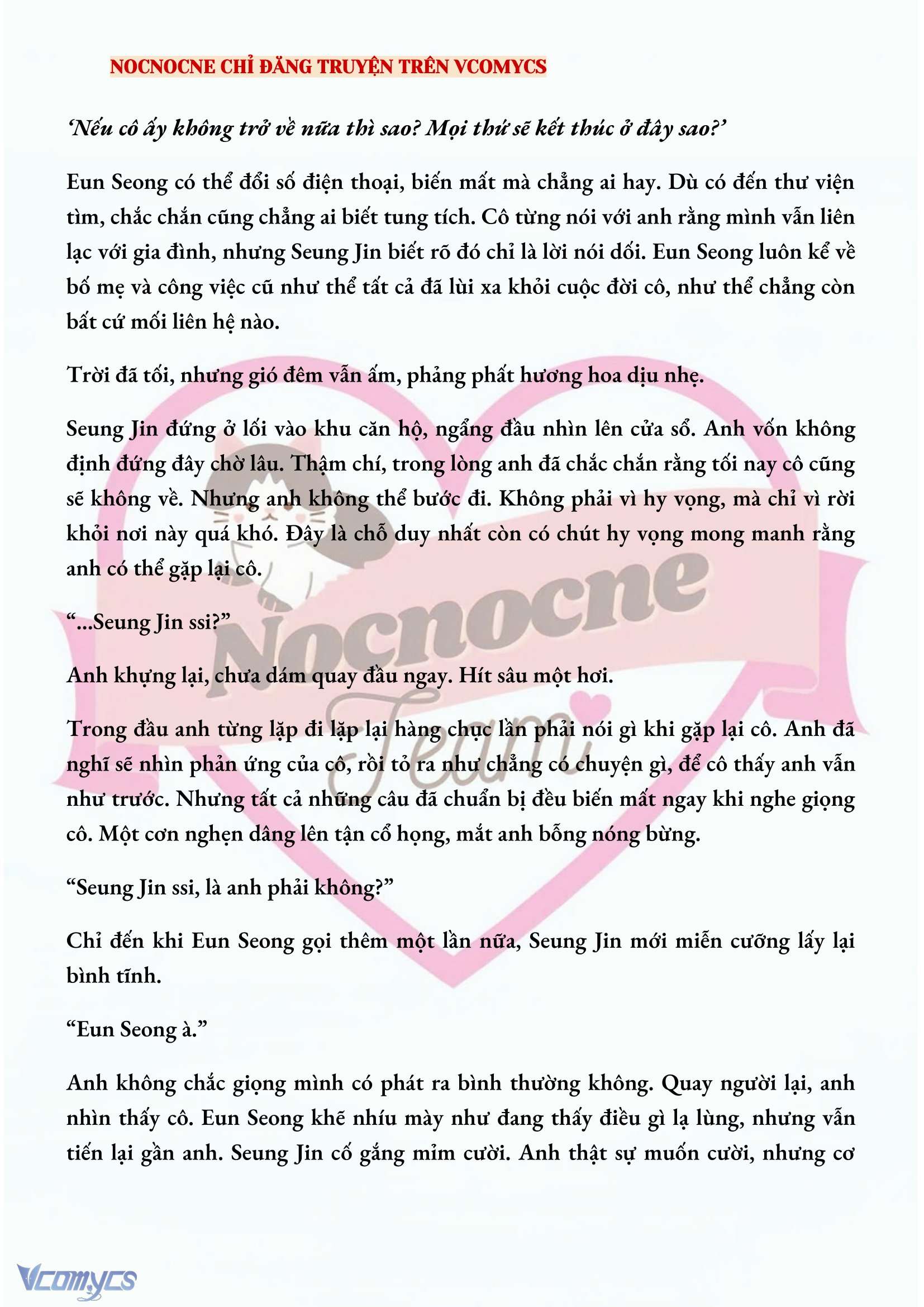 [NOVEL] CHÚNG TA KẾT THÚC VÀO MÙA THU Chap 38 - Trang 2