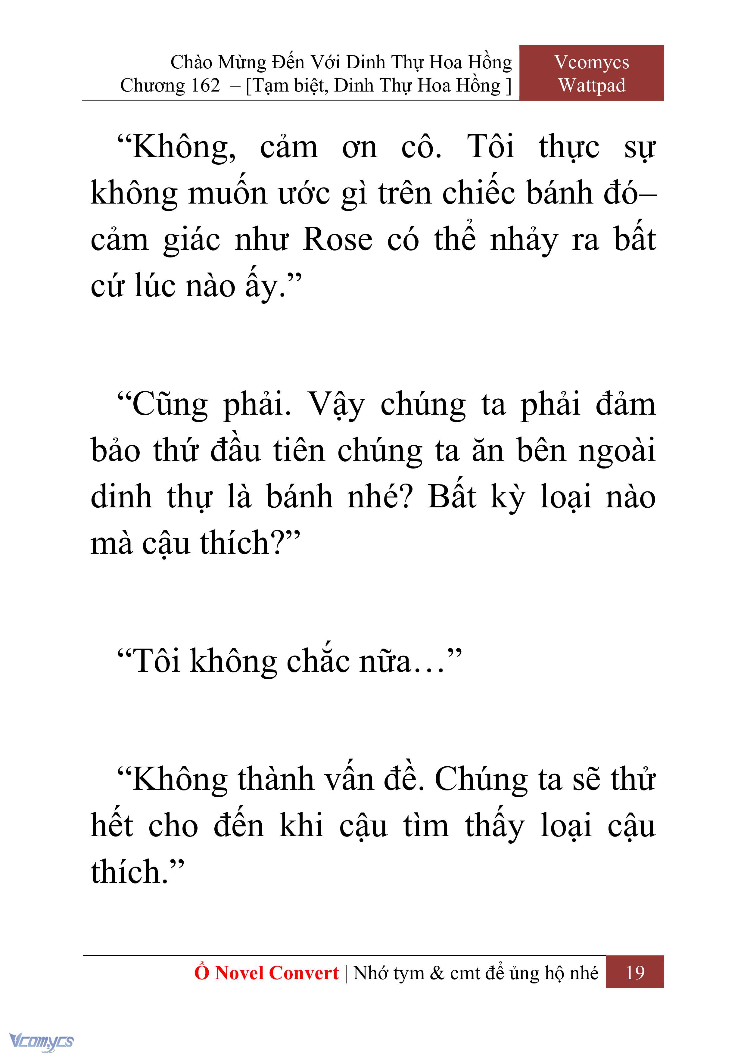 [Novel] Chào Mừng Đến Với Dinh Thự Hoa Hồng Chap 162 - Trang 2