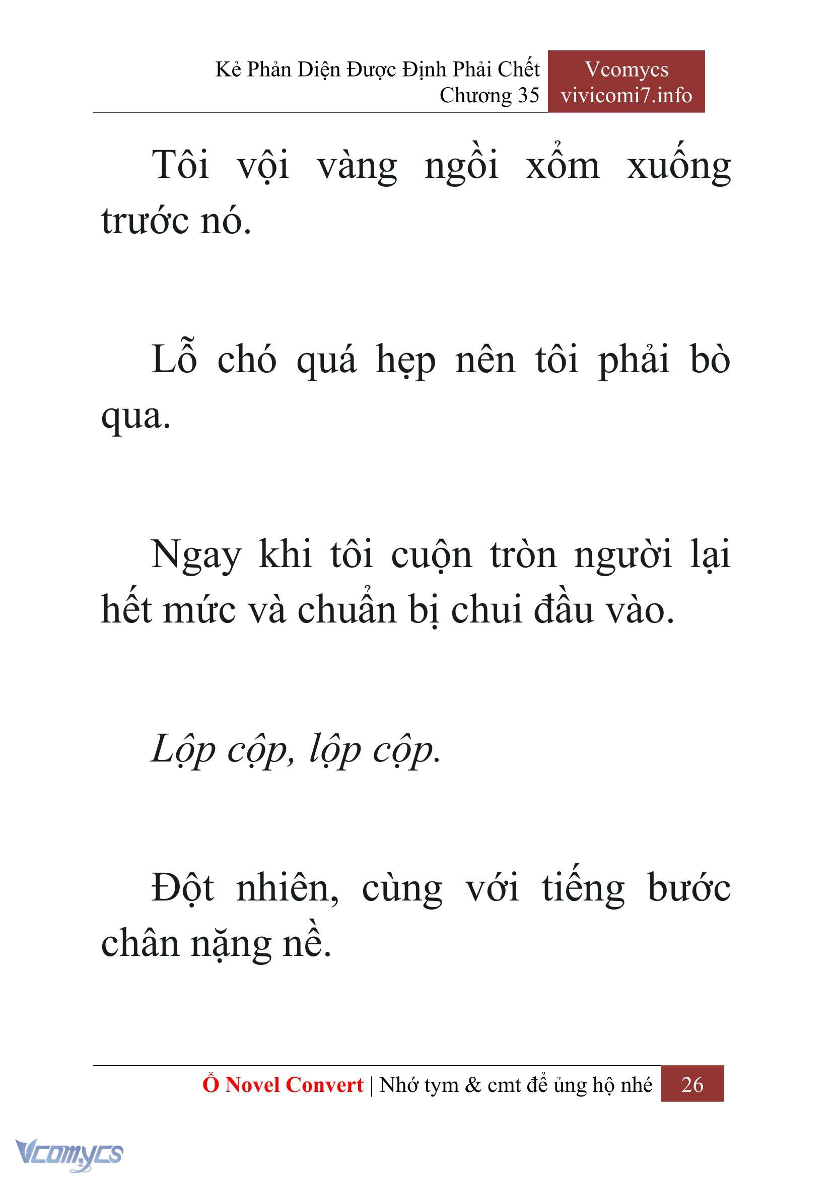[Novel] Kẻ Phản Diện Được Định Phải Chết Chap 35 - Next 