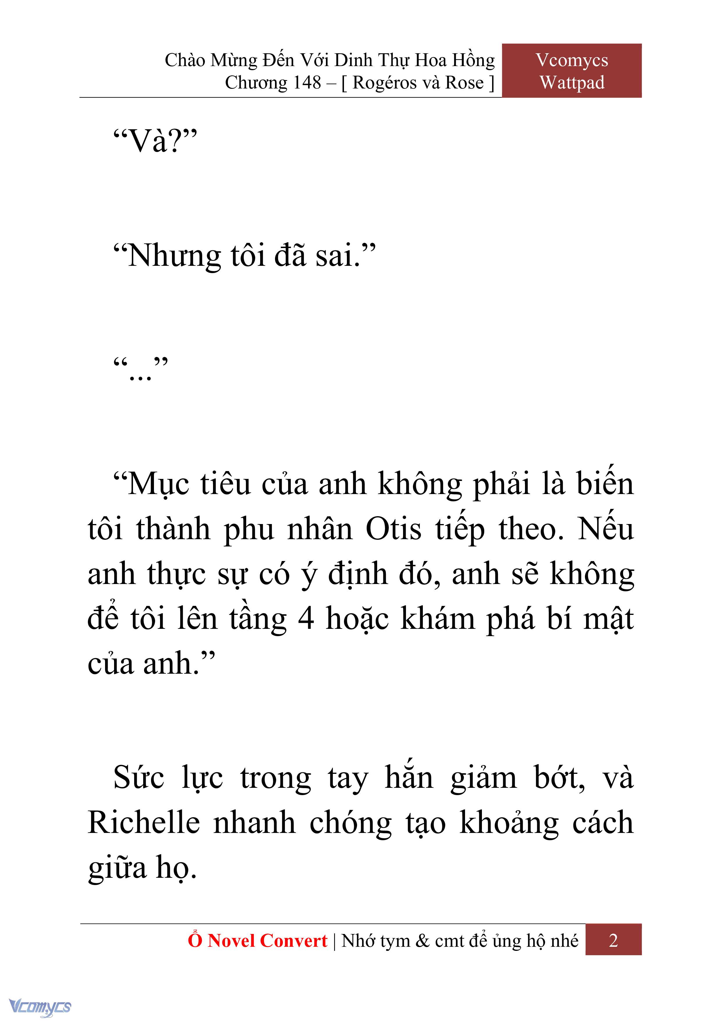 [Novel] Chào Mừng Đến Với Dinh Thự Hoa Hồng Chap 148 - Trang 2