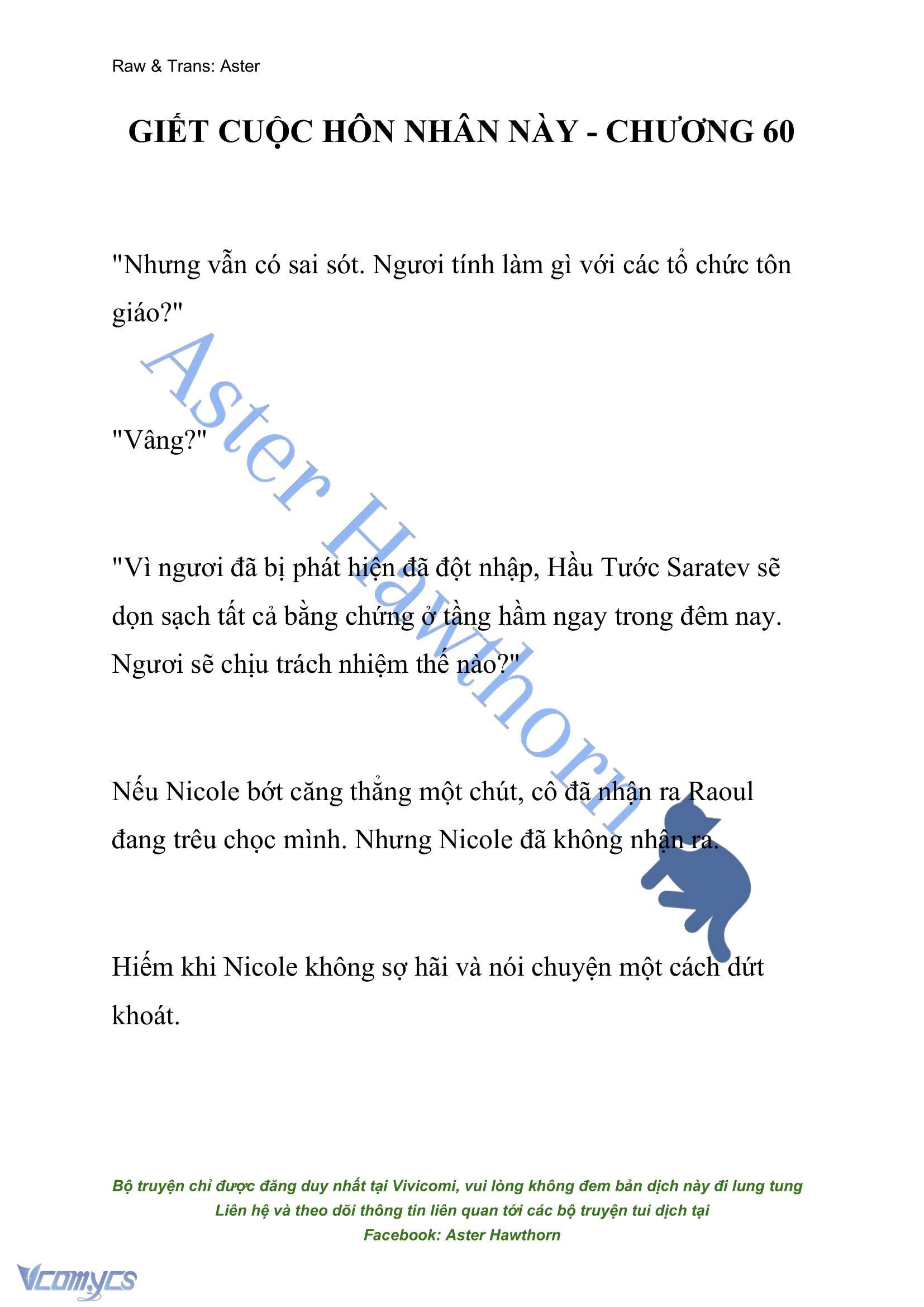 [NOVEL] Giết Cuộc Hôn Nhân Này Chap 60 - Trang 2
