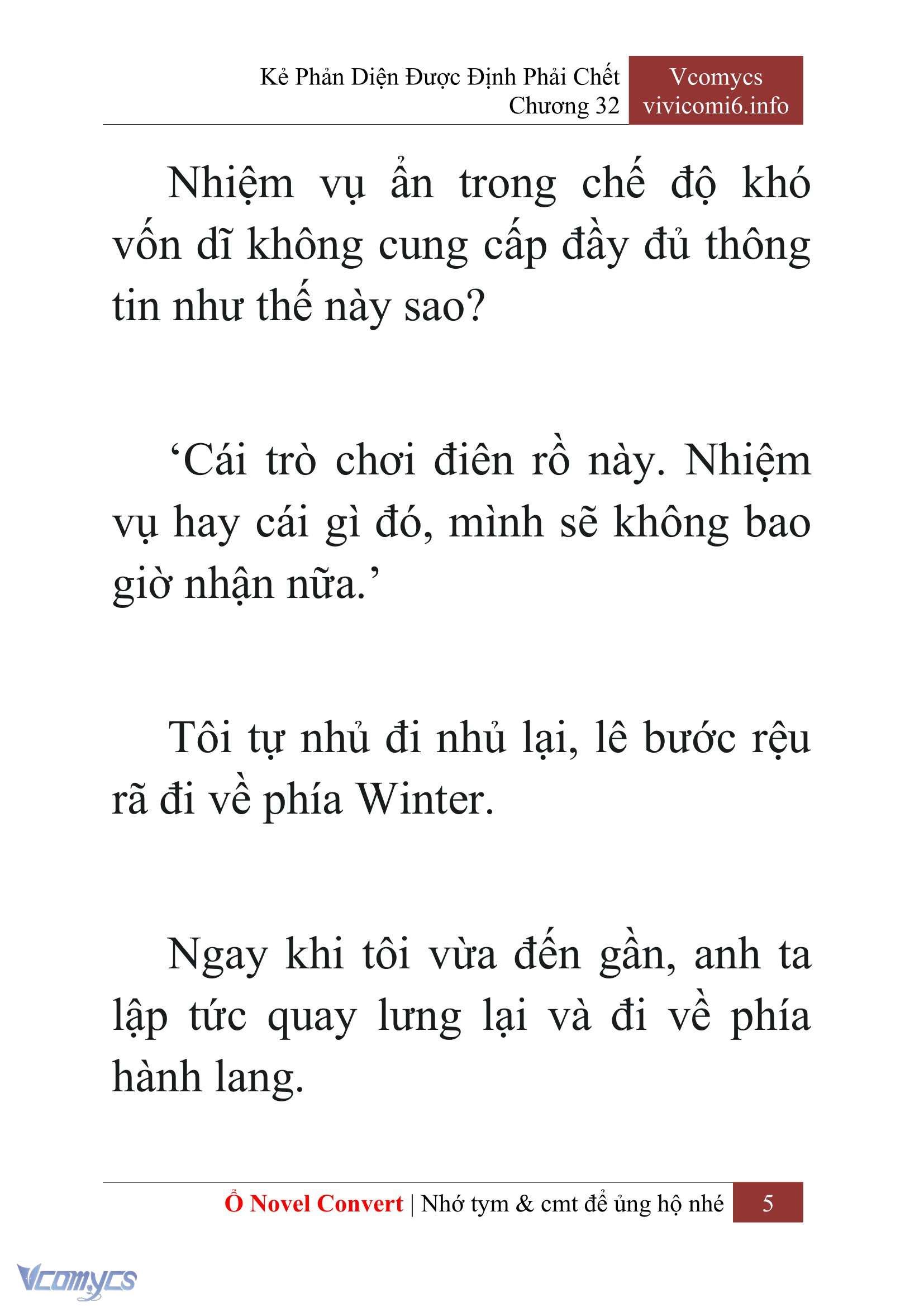 [Novel] Kẻ Phản Diện Được Định Phải Chết Chap 32 - Next Chap 33