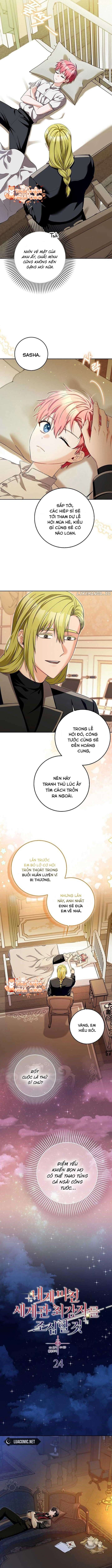 Hãy Cẩn Thận Với Người Đàn Ông Mạnh Nhất Đang Mê Muội Tôi Chap 24 - Next Chap 25