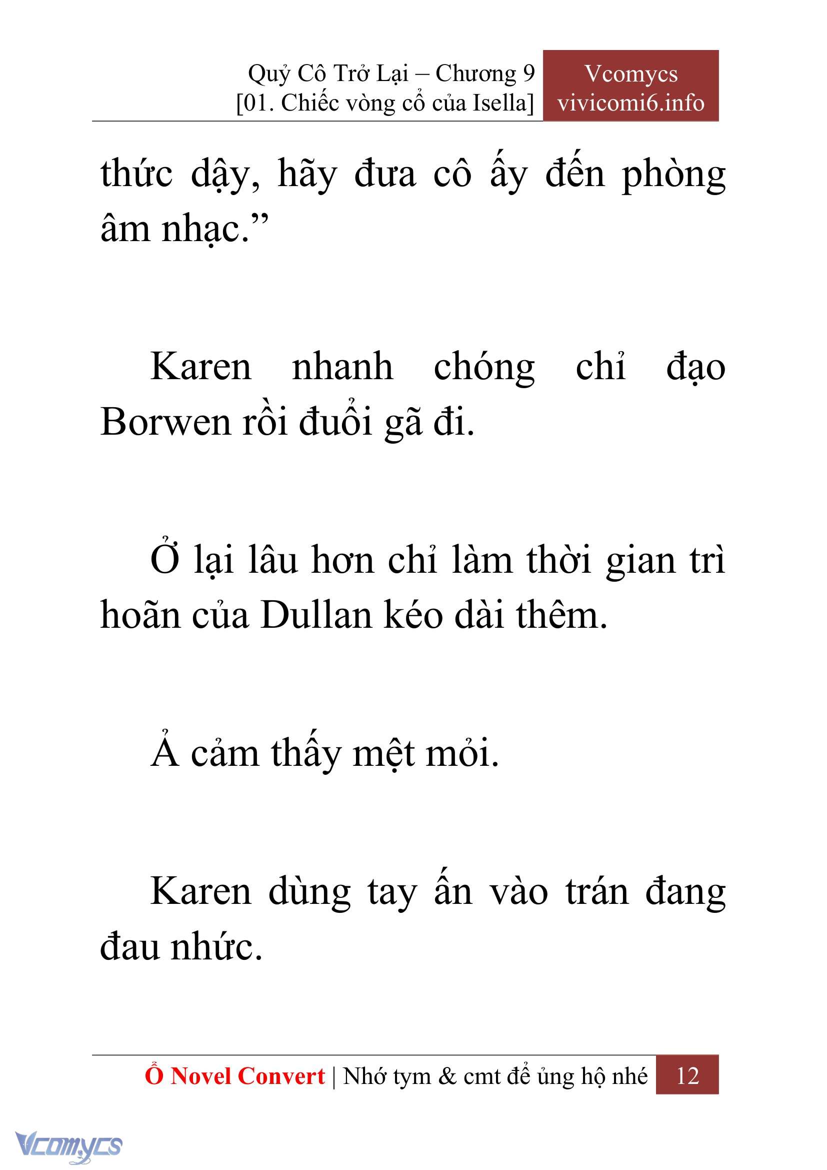 [Novel] Quý Cô Trở Lại Chap 9 - Trang 2