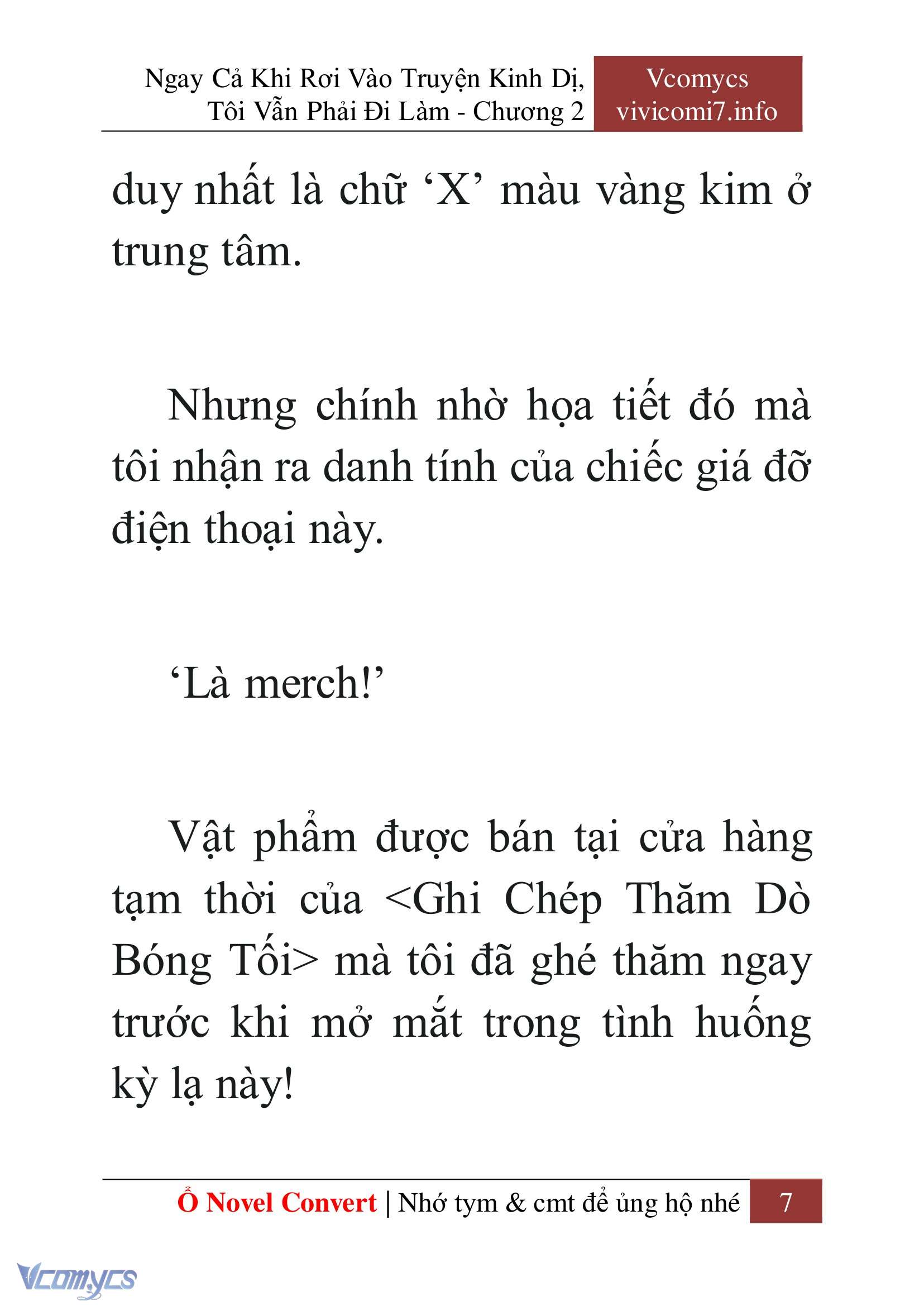 [Novel] Ngay Cả Khi Rơi Vào Truyện Kinh Dị, Tôi Vẫn Phải Đi Làm Chap 2 - Next 