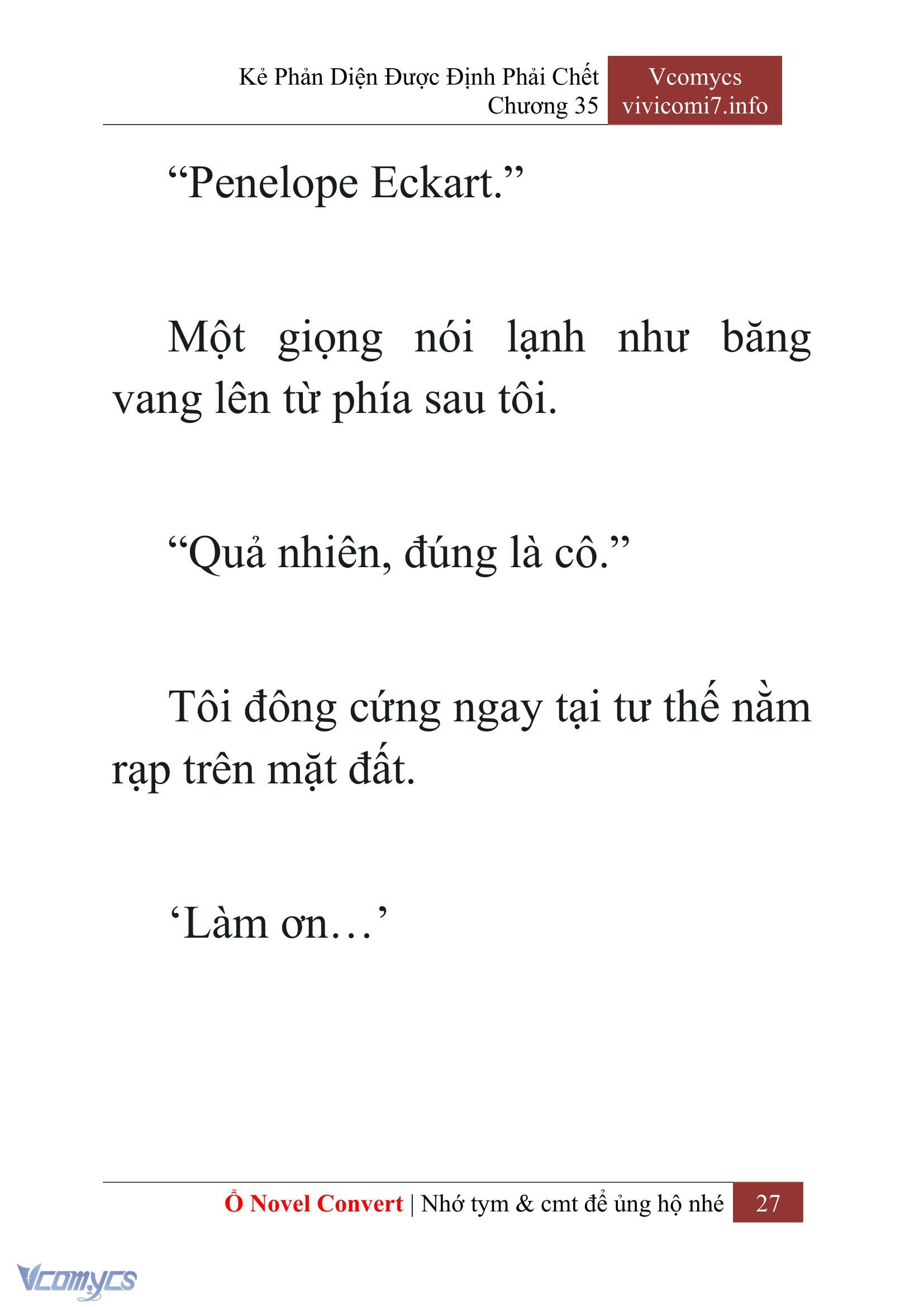[Novel] Kẻ Phản Diện Được Định Phải Chết Chap 35 - Next 