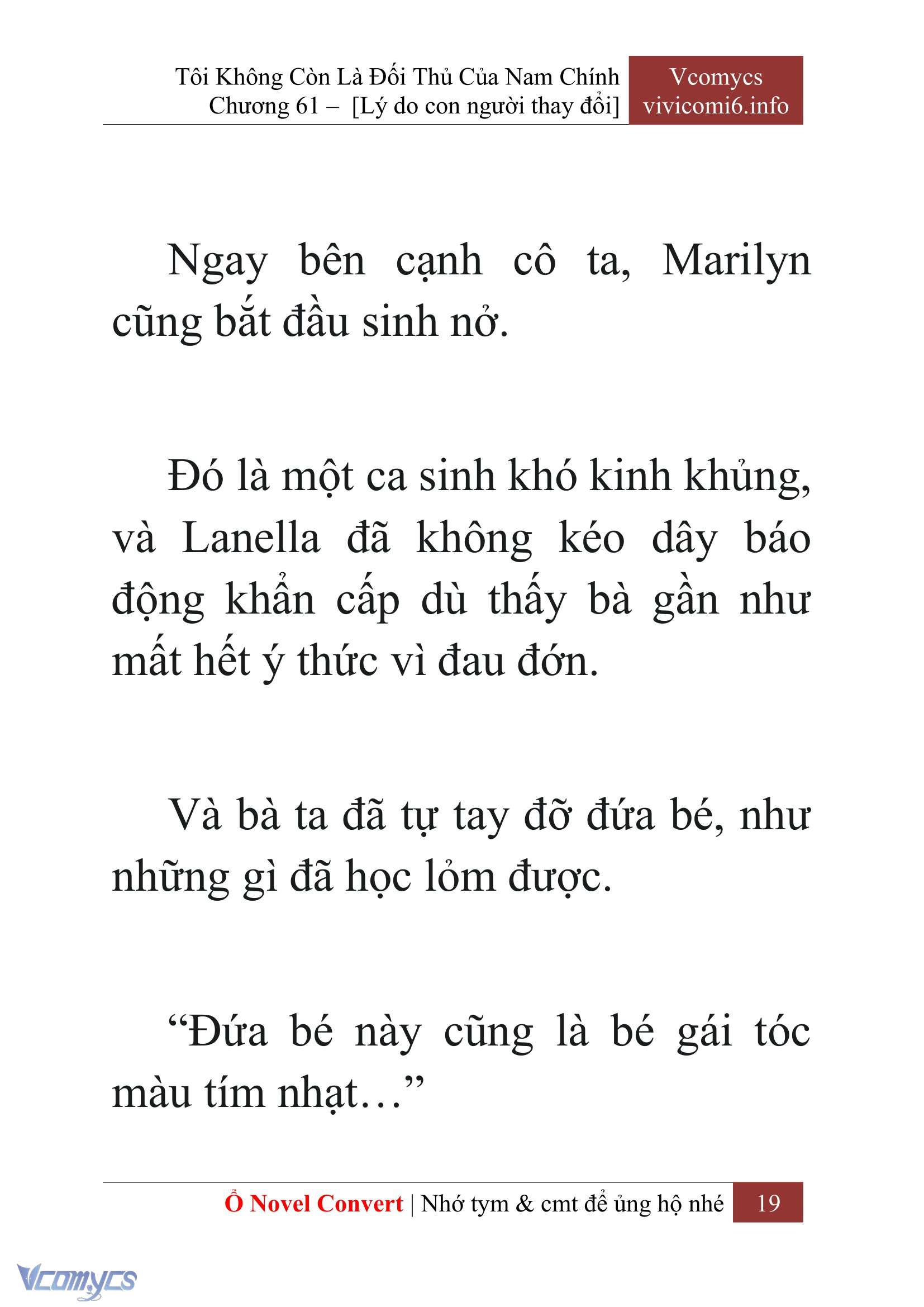 [Novel] Tôi Không Còn Là Đối Thủ Của Nam Chính Chap 61 - Next Chap 62