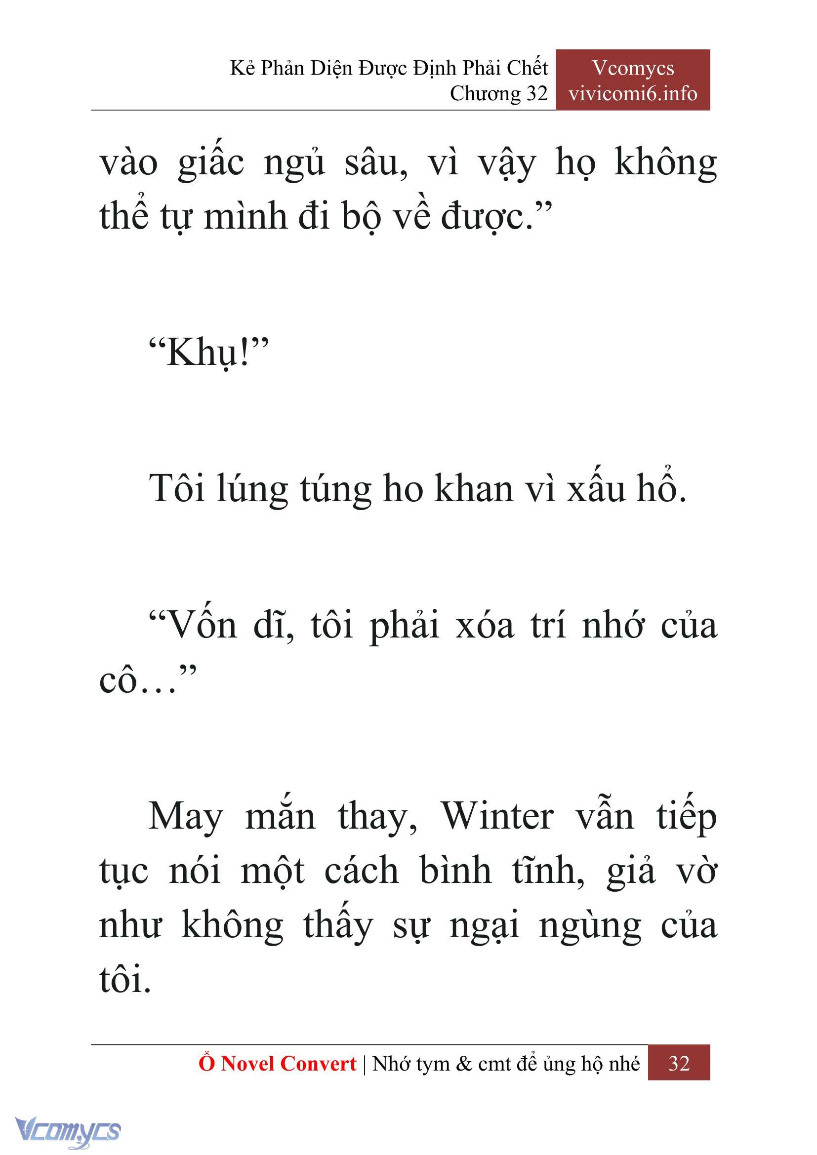 [Novel] Kẻ Phản Diện Được Định Phải Chết Chap 32 - Next Chap 33