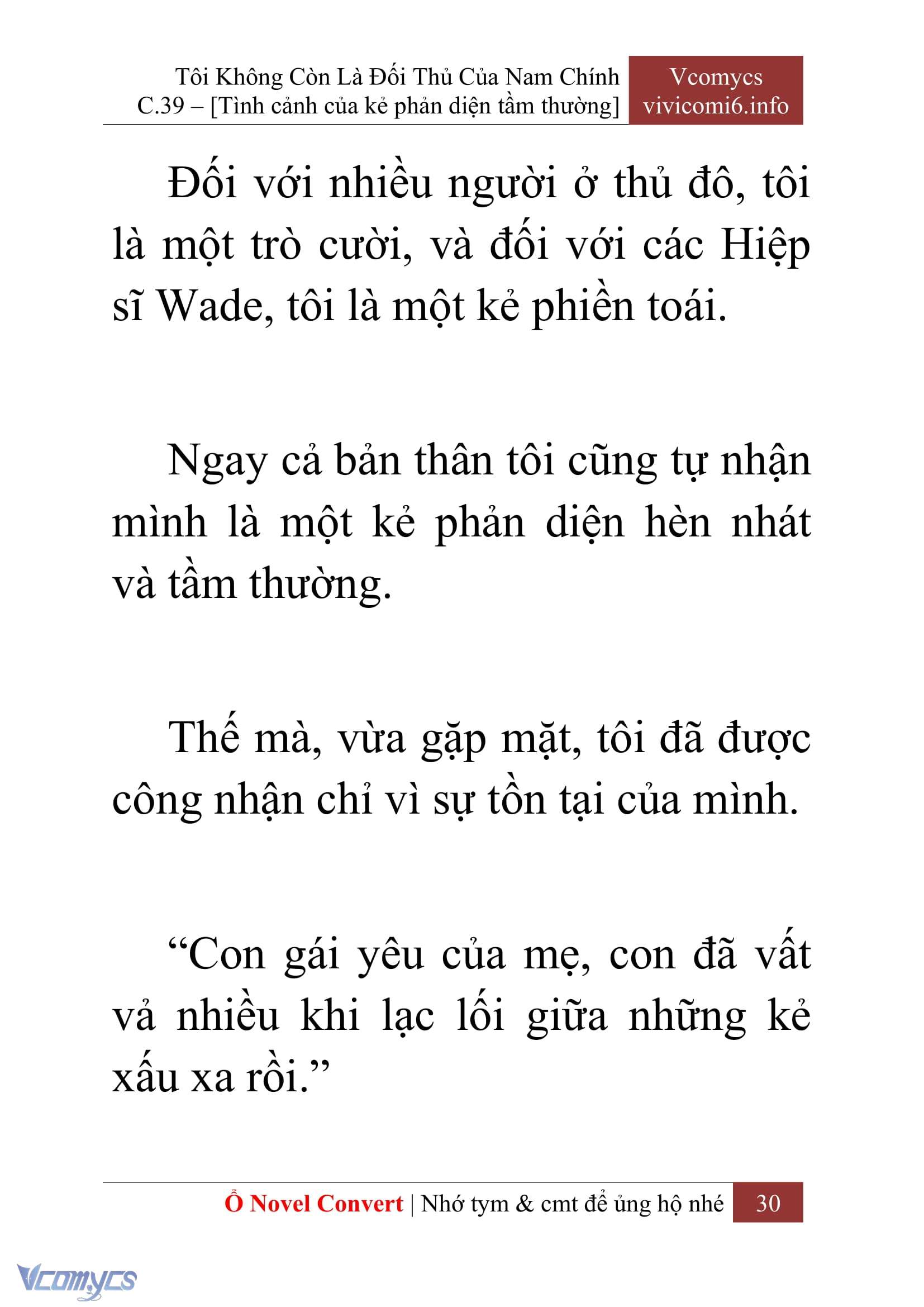 [Novel] Tôi Không Còn Là Đối Thủ Của Nam Chính Chap 39 - Trang 2