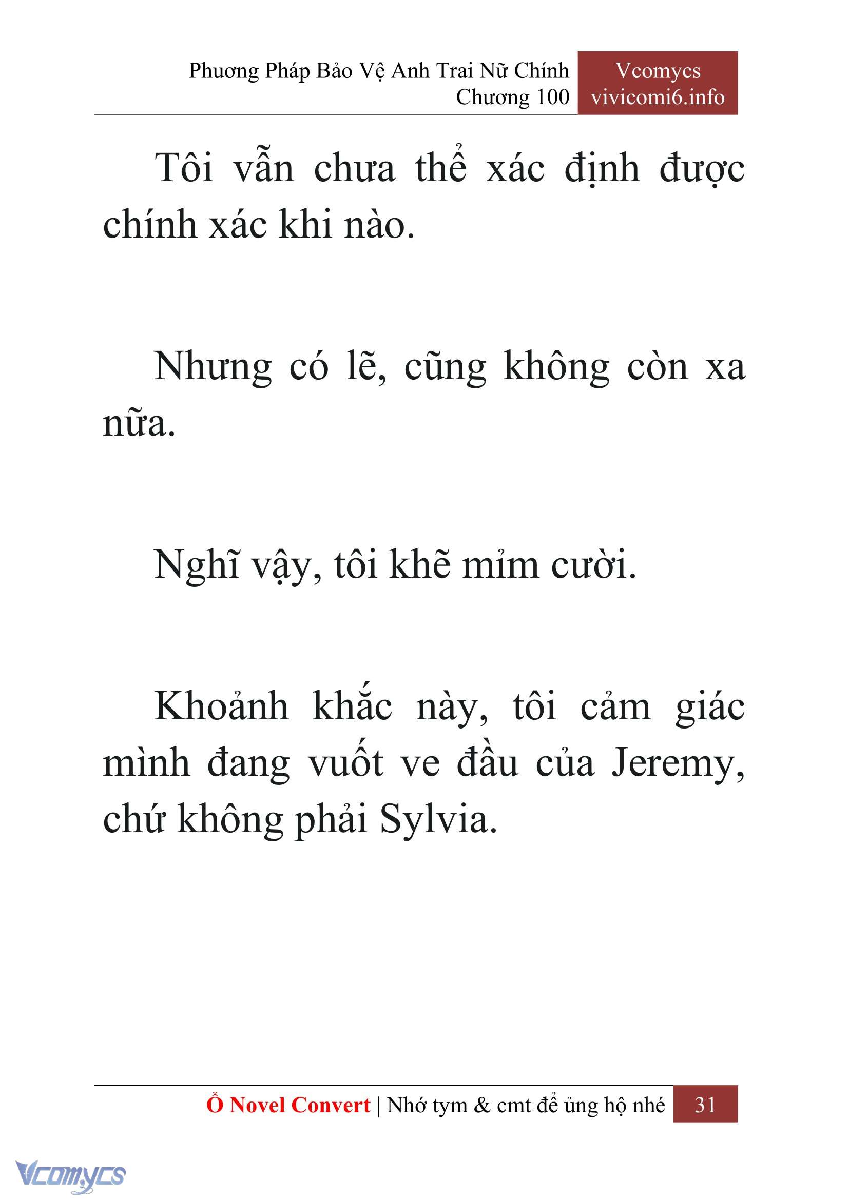 [Novel] Phương Pháp Bảo Vệ Anh Trai Nữ Chính Chap 100 - Trang 2