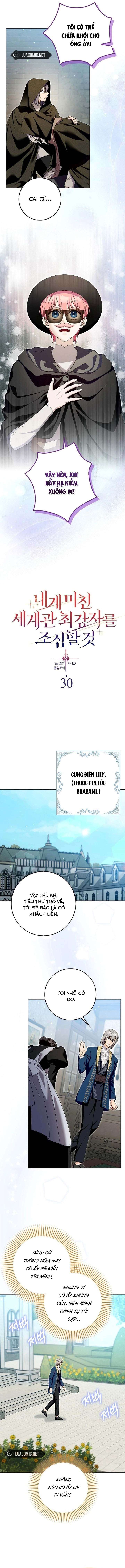 Hãy Cẩn Thận Với Người Đàn Ông Mạnh Nhất Đang Mê Muội Tôi Chap 30 - Next Chap 31