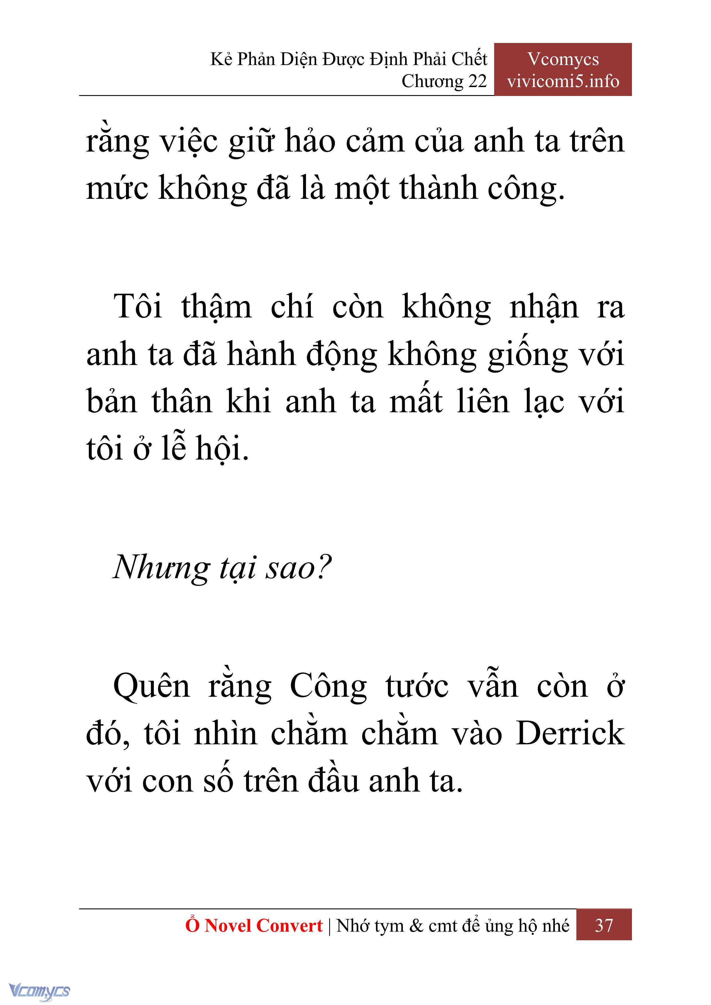 [Novel] Kẻ Phản Diện Được Định Phải Chết Chap 22 - Trang 2