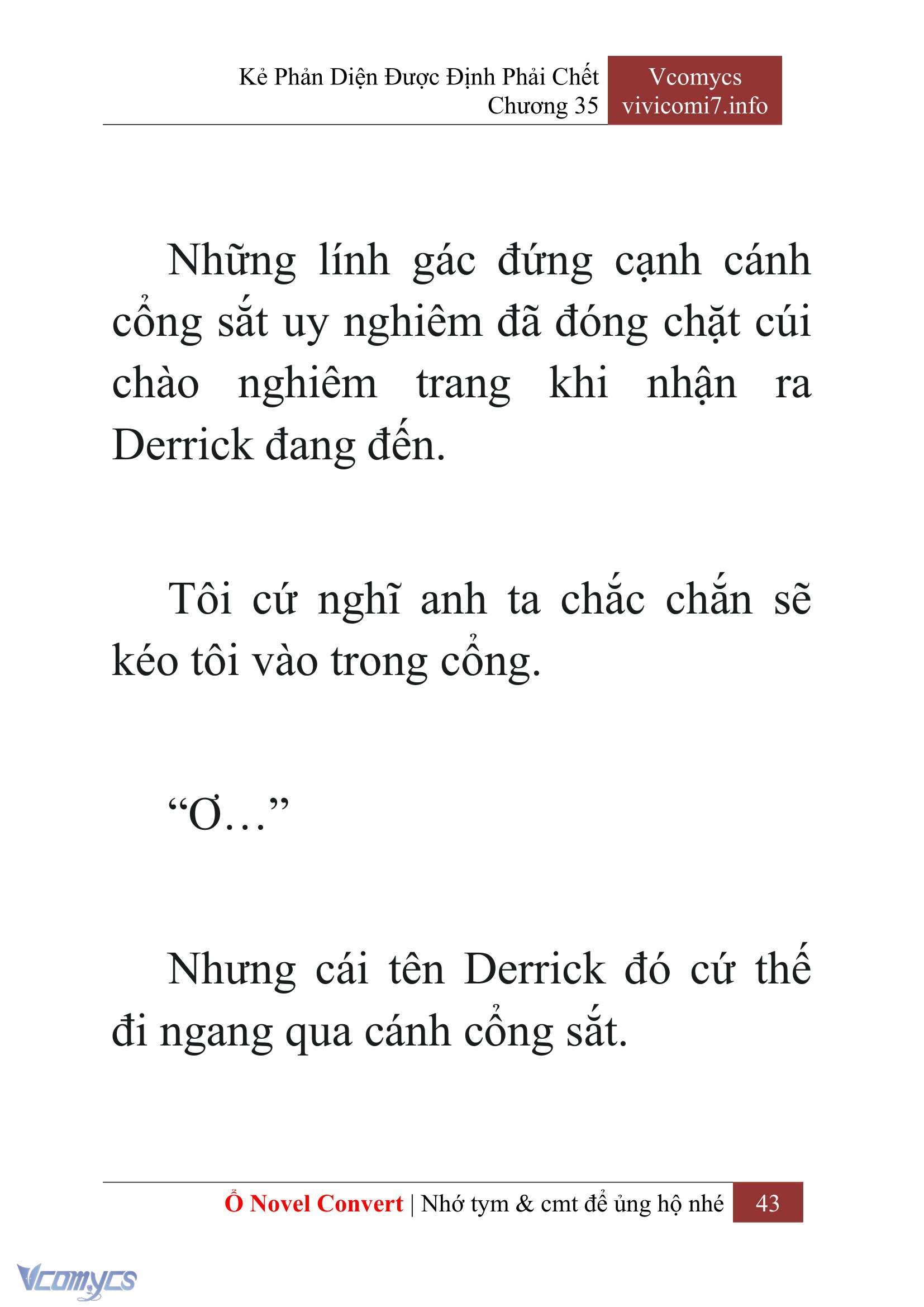 [Novel] Kẻ Phản Diện Được Định Phải Chết Chap 35 - Next 