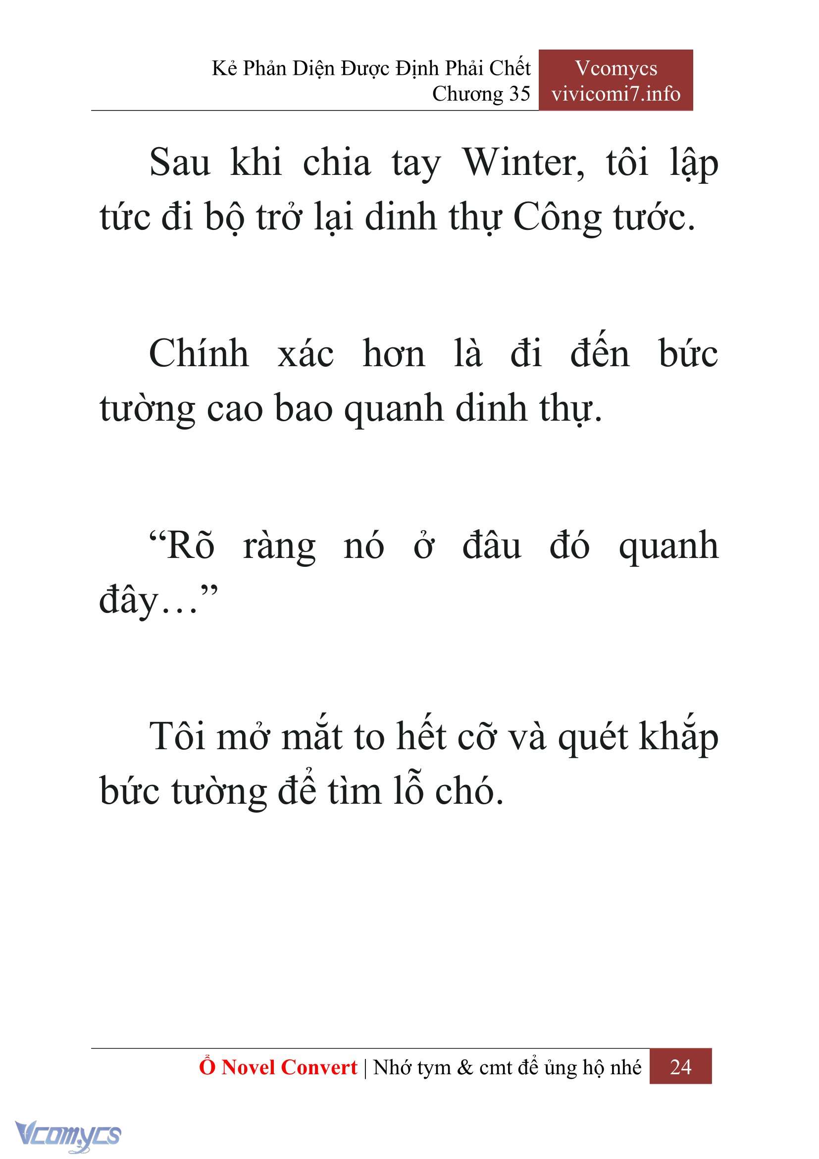 [Novel] Kẻ Phản Diện Được Định Phải Chết Chap 35 - Next 