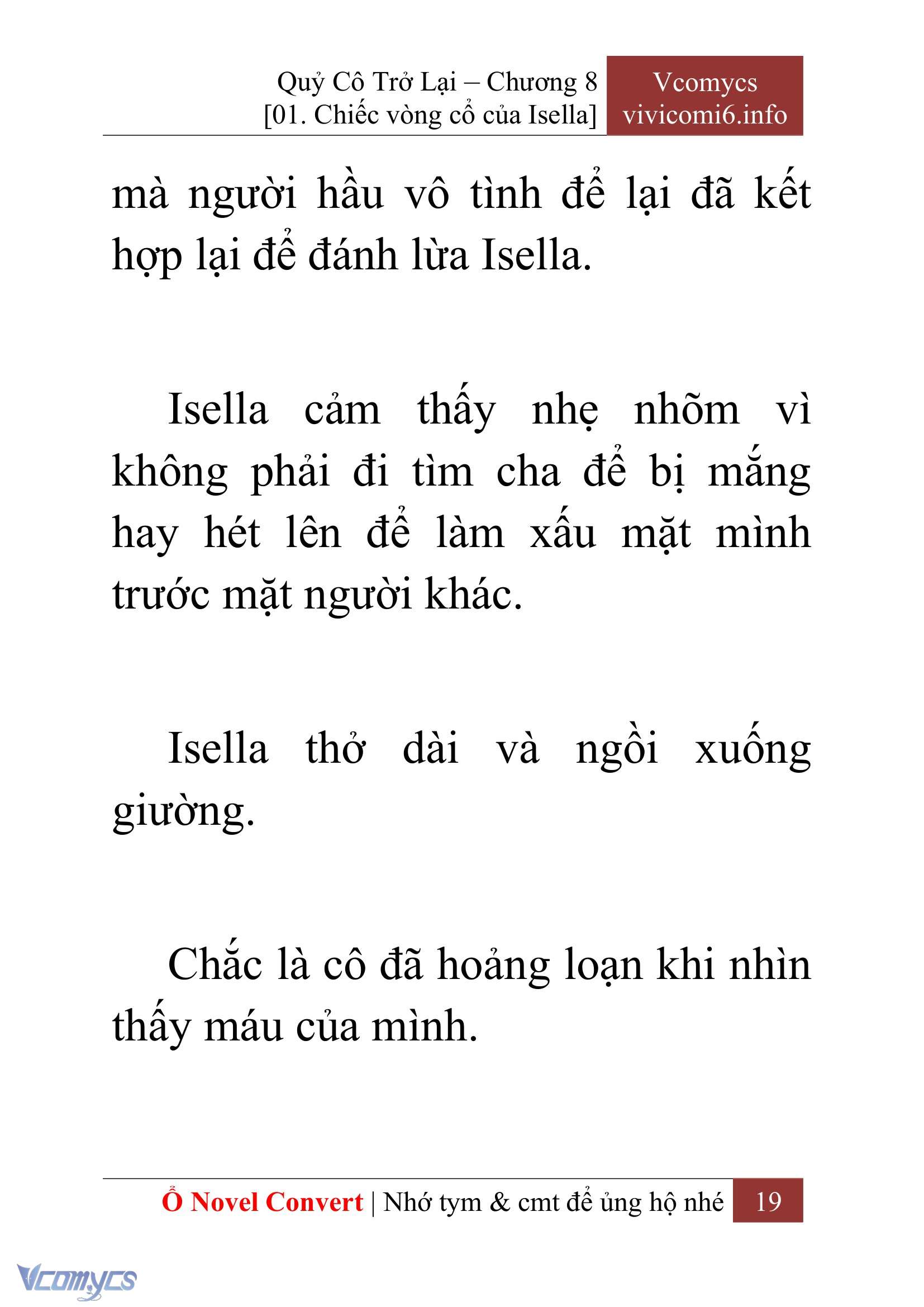 [Novel] Quý Cô Trở Lại Chap 8 - Trang 2