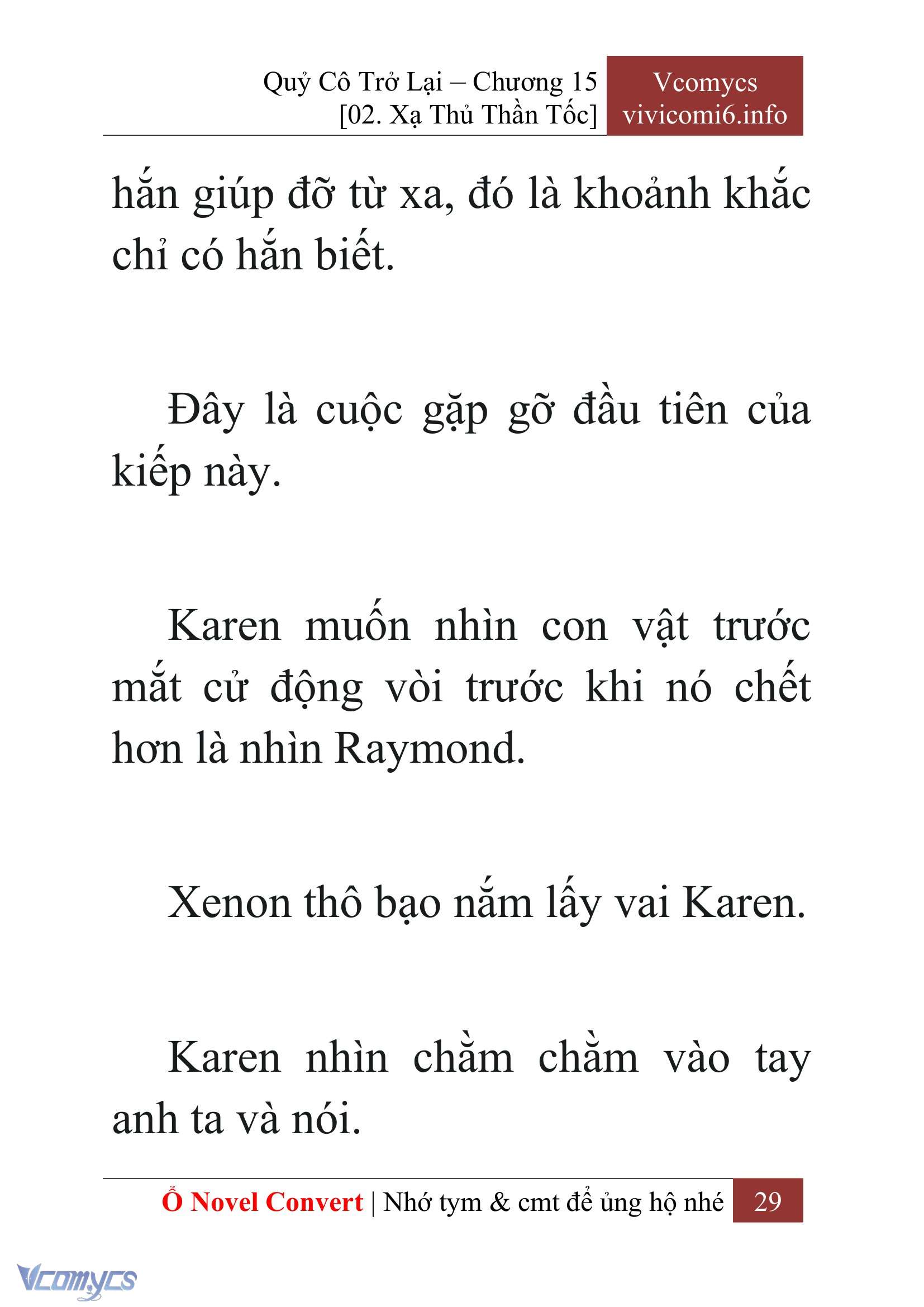 [Novel] Quý Cô Trở Lại Chap 15 - Trang 2