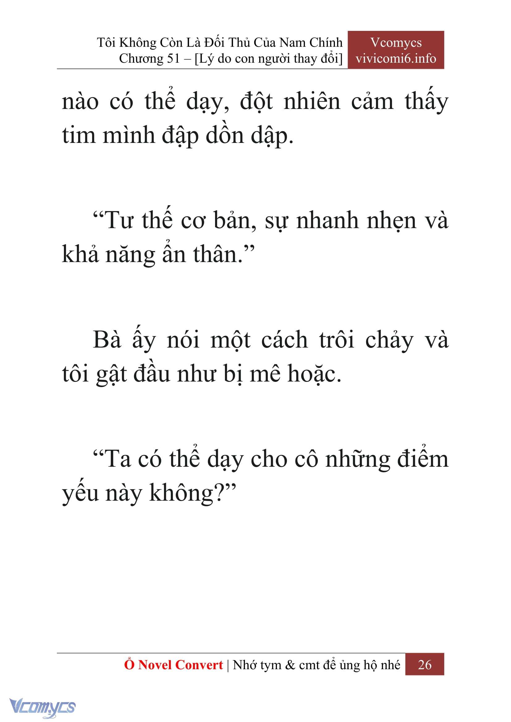 [Novel] Tôi Không Còn Là Đối Thủ Của Nam Chính Chap 51 - Trang 2