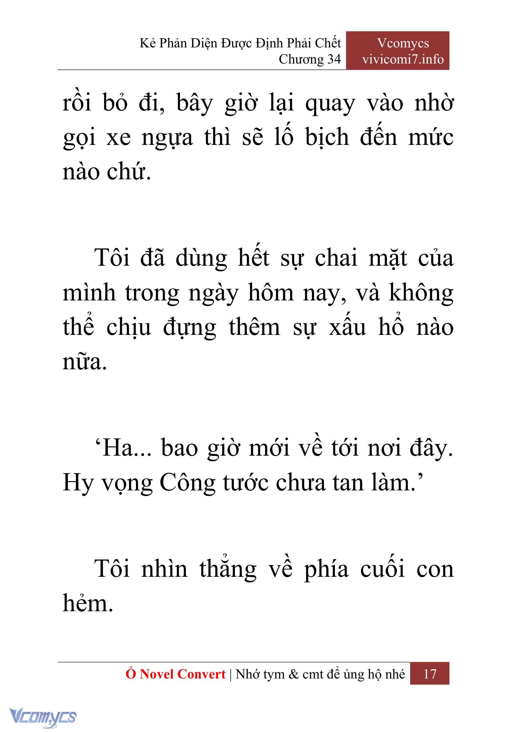 [Novel] Kẻ Phản Diện Được Định Phải Chết Chap 34 - Next 
