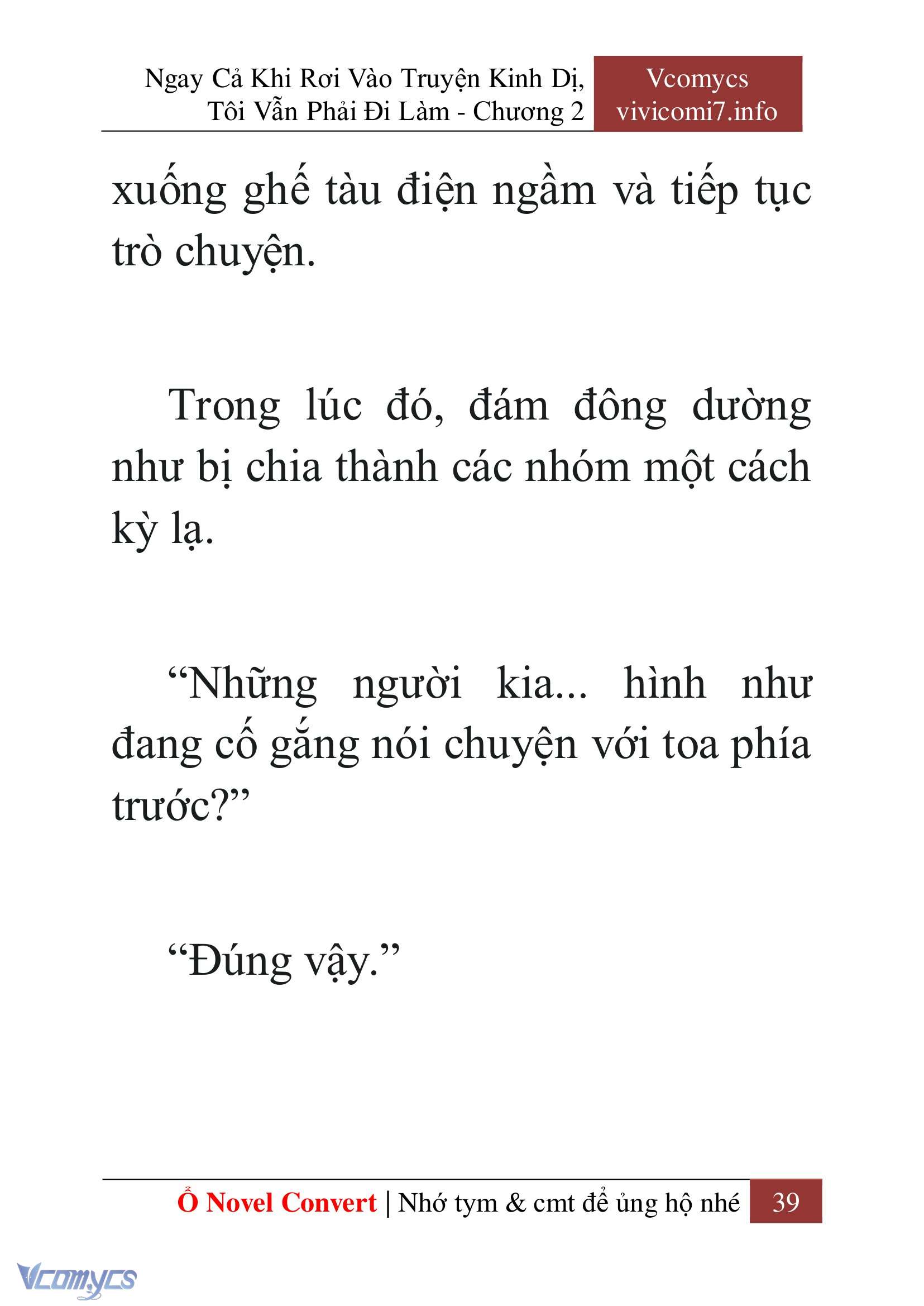 [Novel] Ngay Cả Khi Rơi Vào Truyện Kinh Dị, Tôi Vẫn Phải Đi Làm Chap 2 - Next 