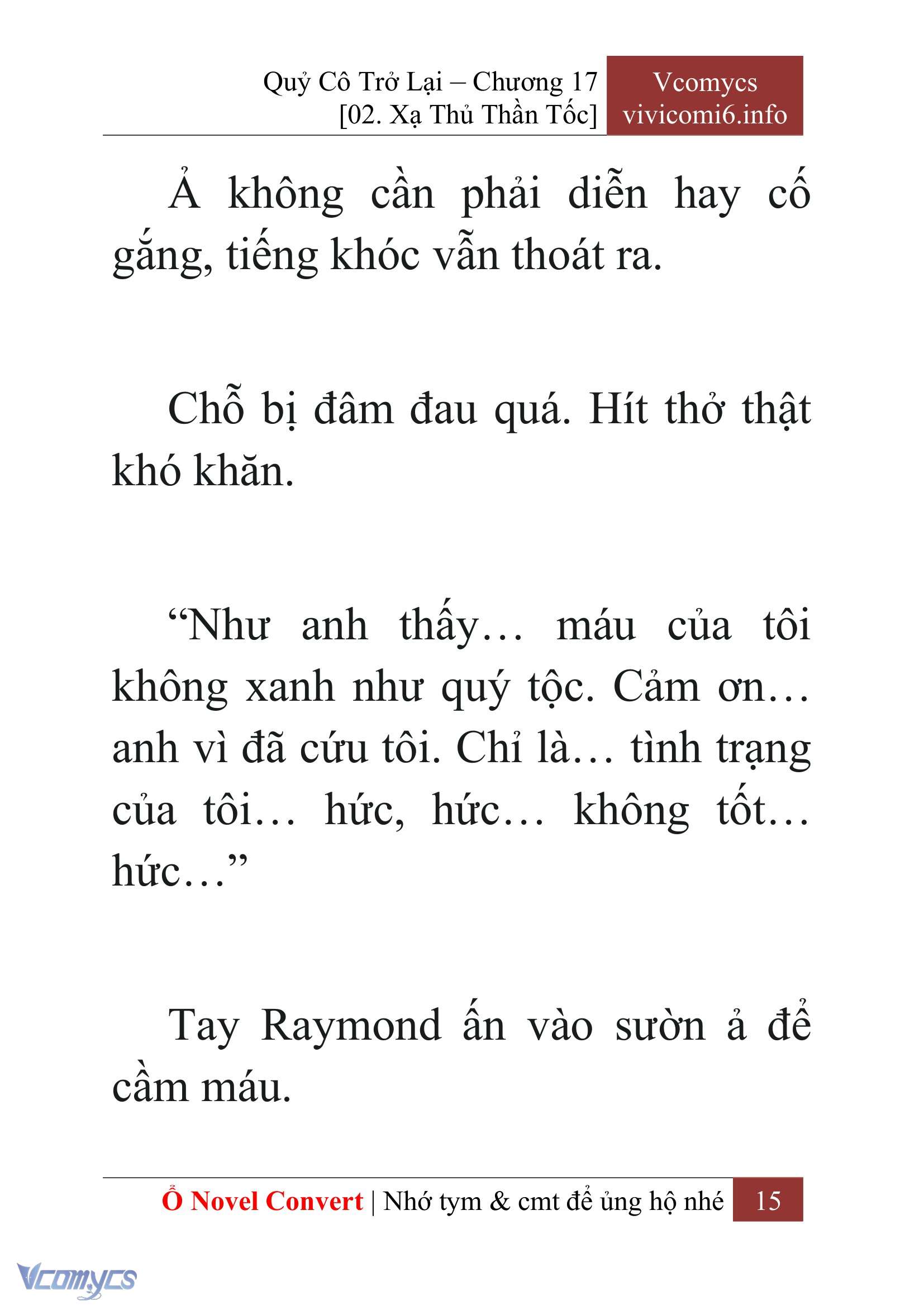 [Novel] Quý Cô Trở Lại Chap 17 - Trang 2